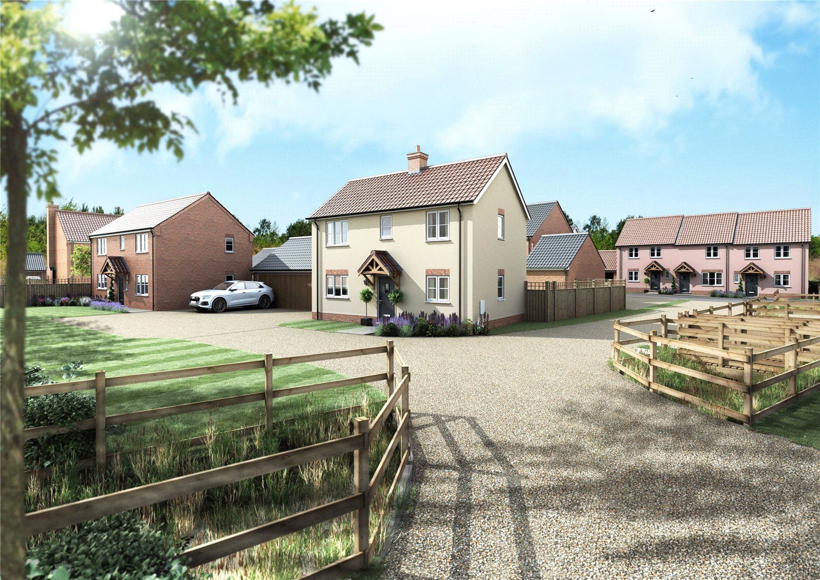 New home, Detached house for sale in Plot 5, The Nurseries, The Street