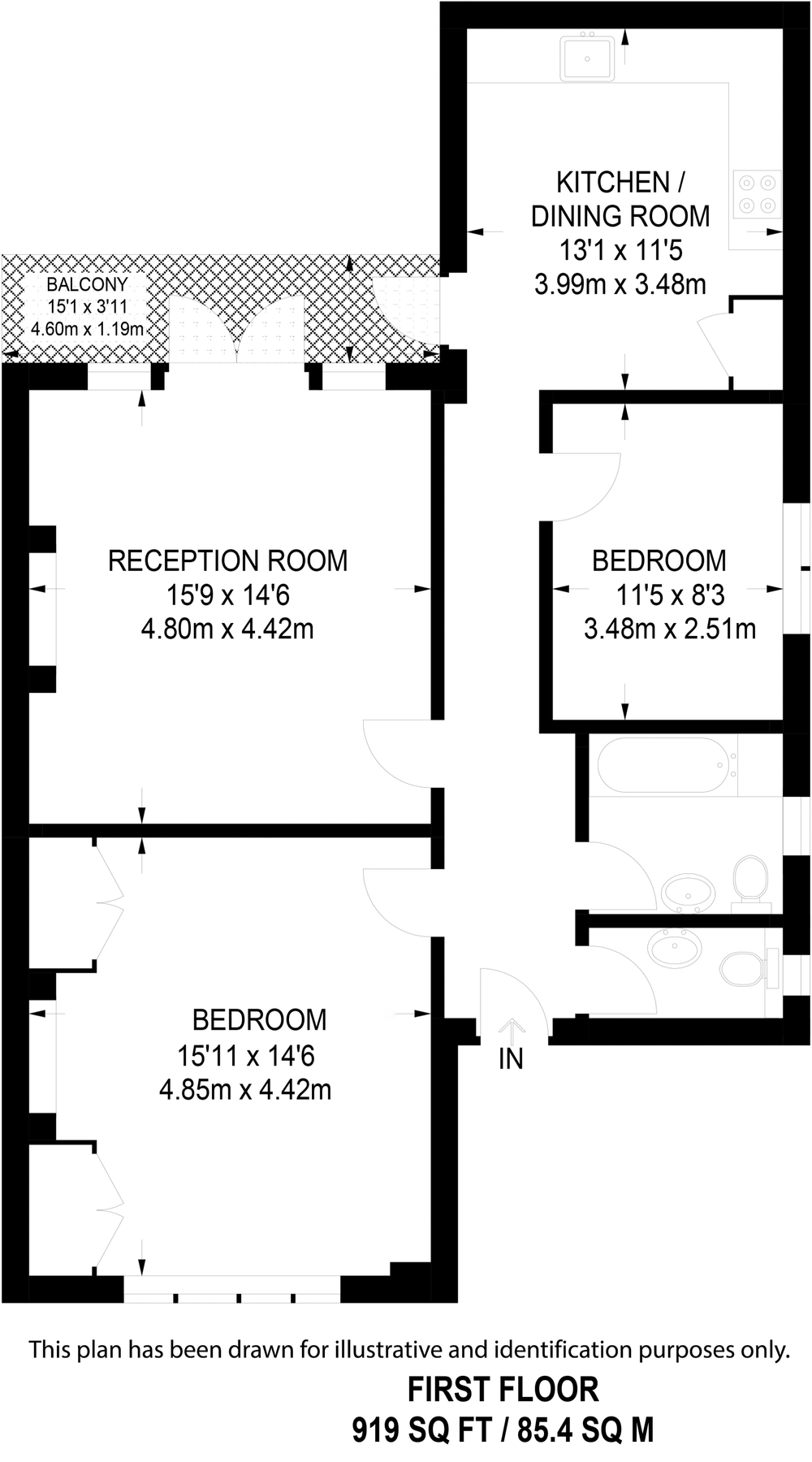 2 bed flat to rent in Crediton Hill, West Hampstead, London NW6 Zoopla