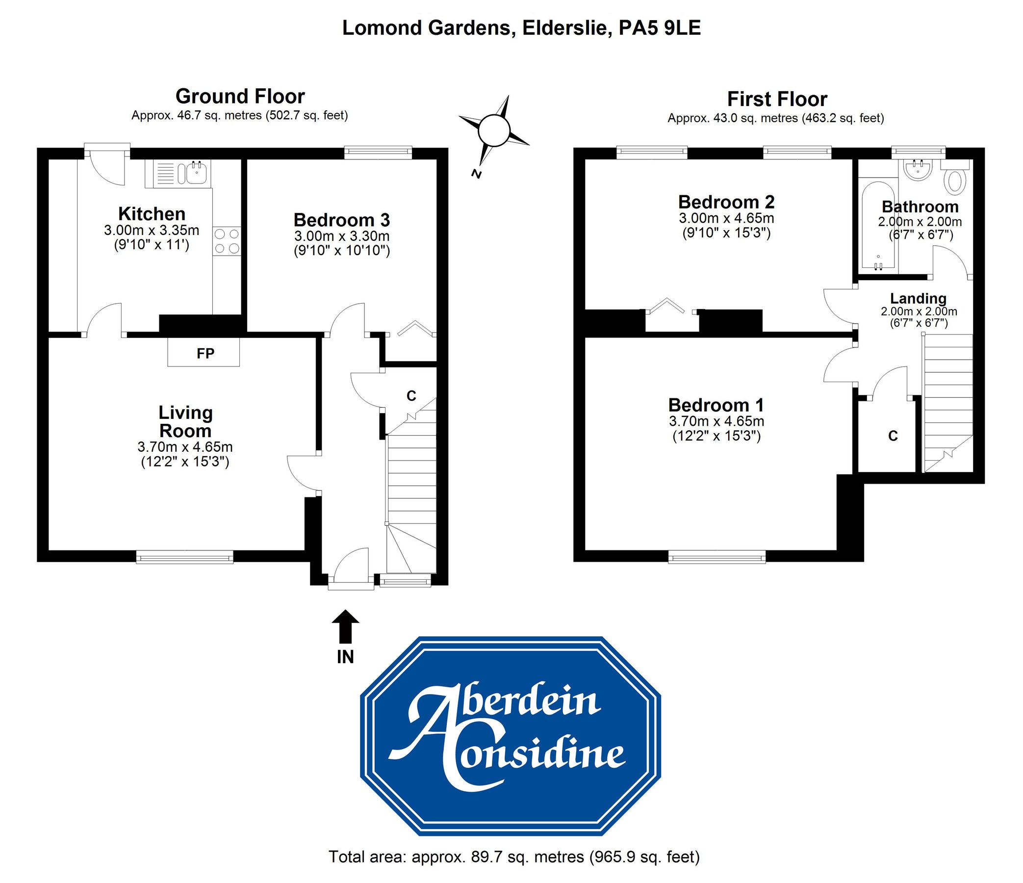 3 bed semidetached house for sale in Lomond Gardens, Elderslie
