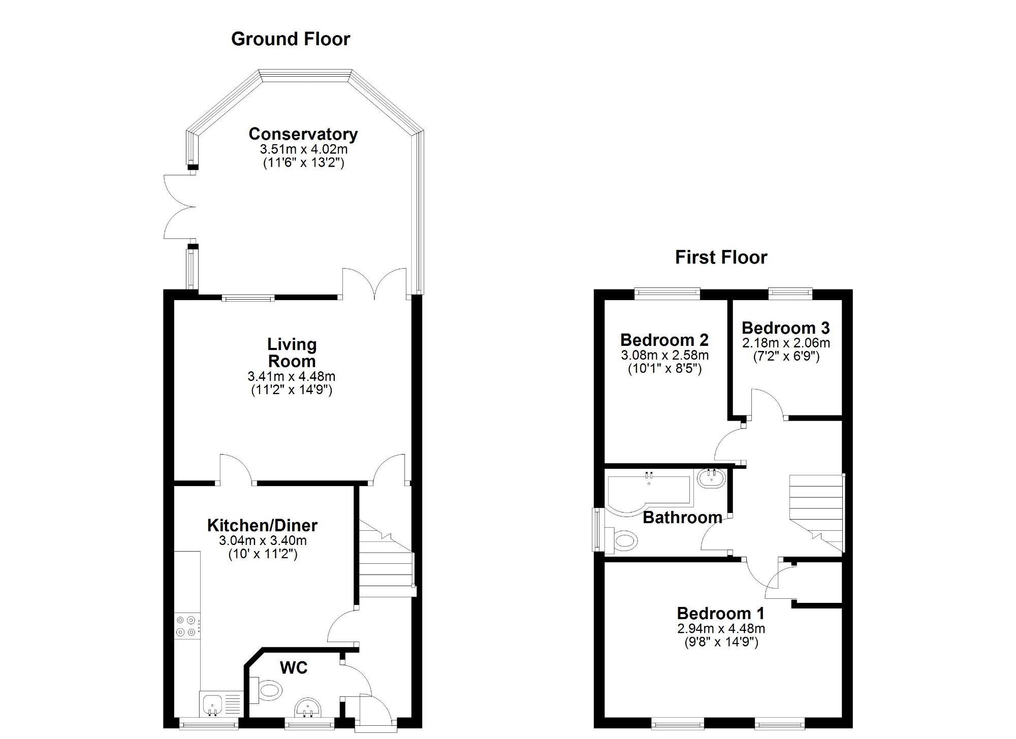 3 bed semidetached house for sale in Braine Croft, Buttershaw