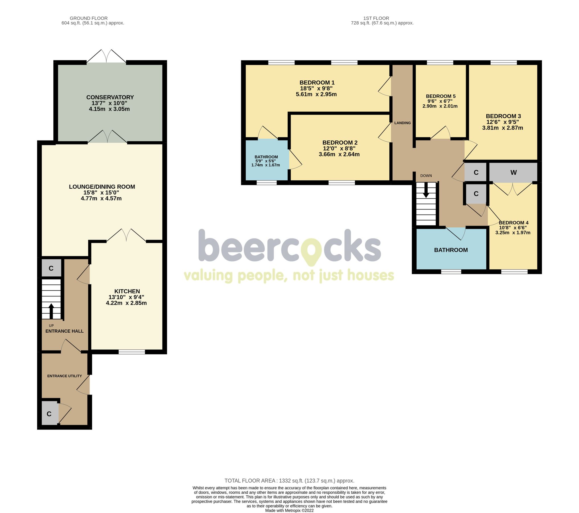 5 bed terraced house for sale in Amberley Close, Bransholme, Hull HU7