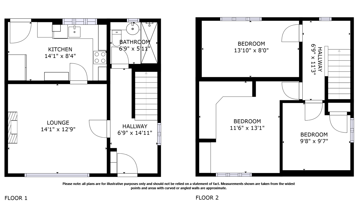 3 bed semidetached house for sale in Clark Street, St Ninians