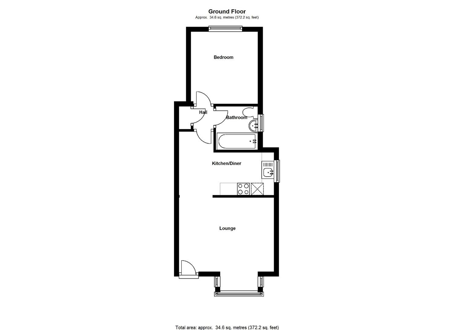 1 bed to rent in Eelbrook Avenue, Bradwell Common, Milton