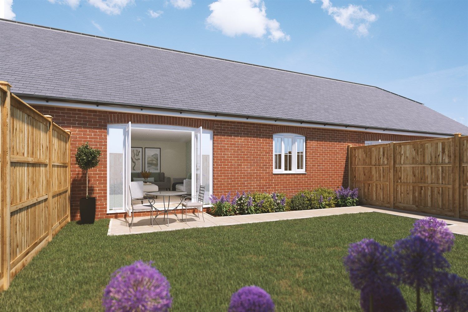 New home, 2 bed terraced bungalow for sale in The Etchingham, Bonham's