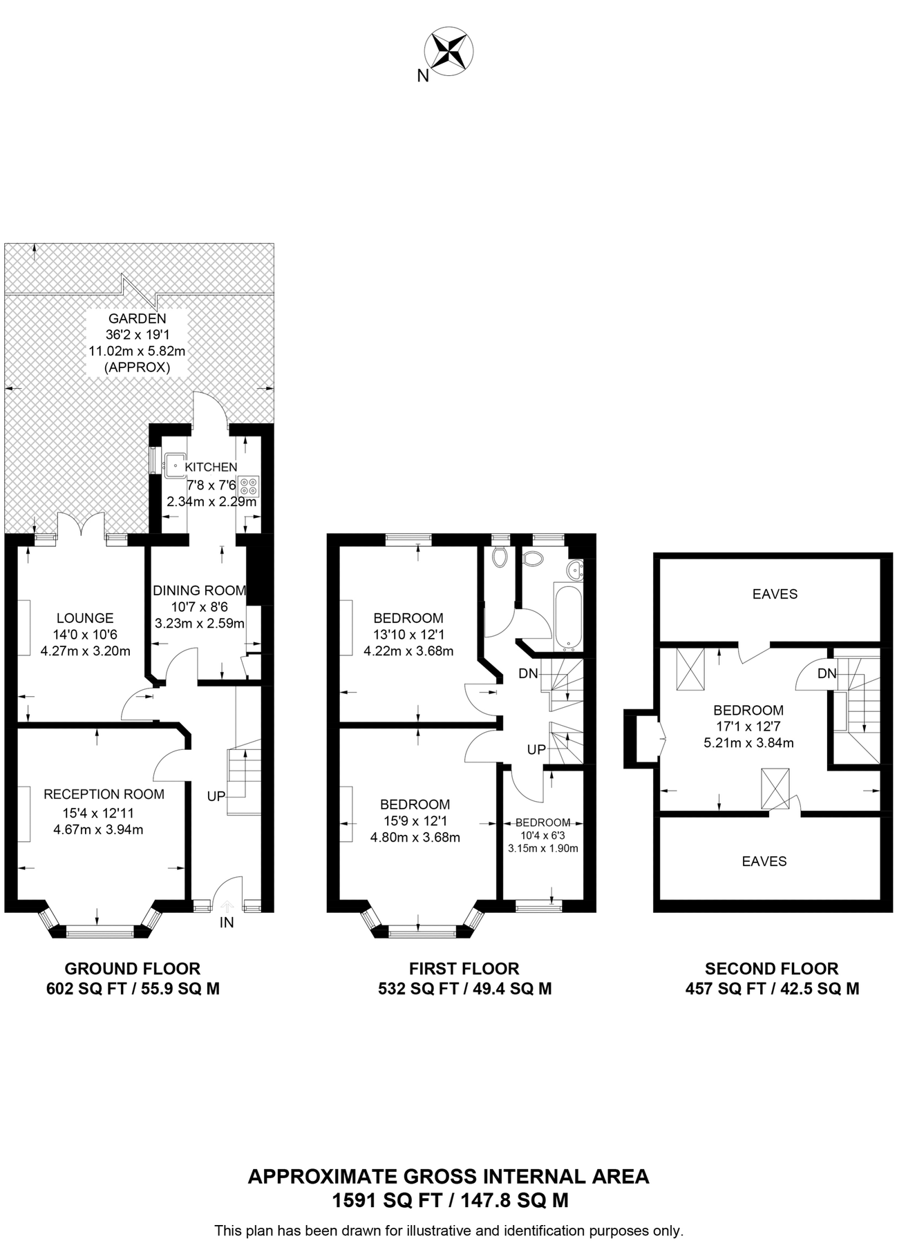 4 bed terraced house for sale in Nimrod Road, Furzedown, London SW16
