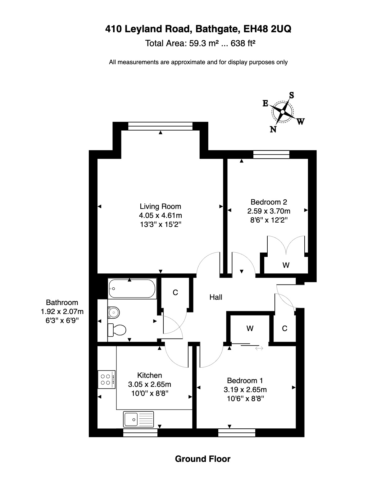 2 bed flat for sale in Leyland Road, Bathgate EH48 Zoopla