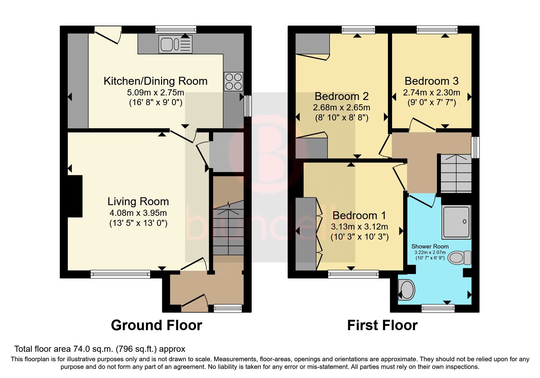 3 bed semidetached house for sale in Miles Road, High Green, Sheffield