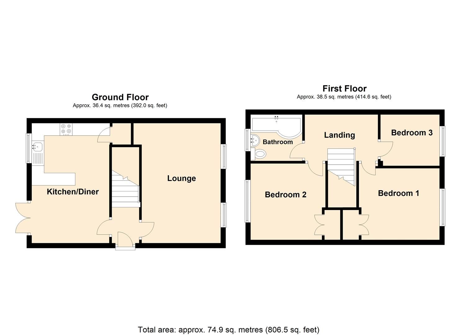 3 bed semidetached house to rent in Malvern Drive, Fullers Slade