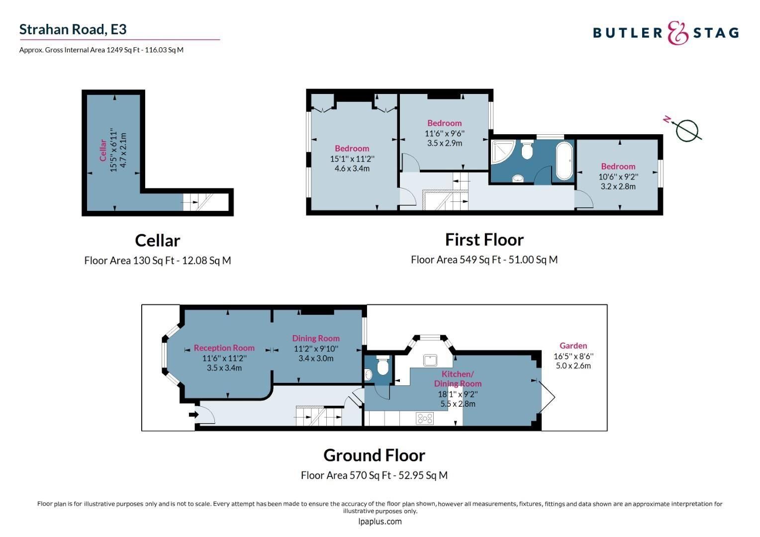 3 bed property for sale in Strahan Road, Medway Conservation Area, Bow