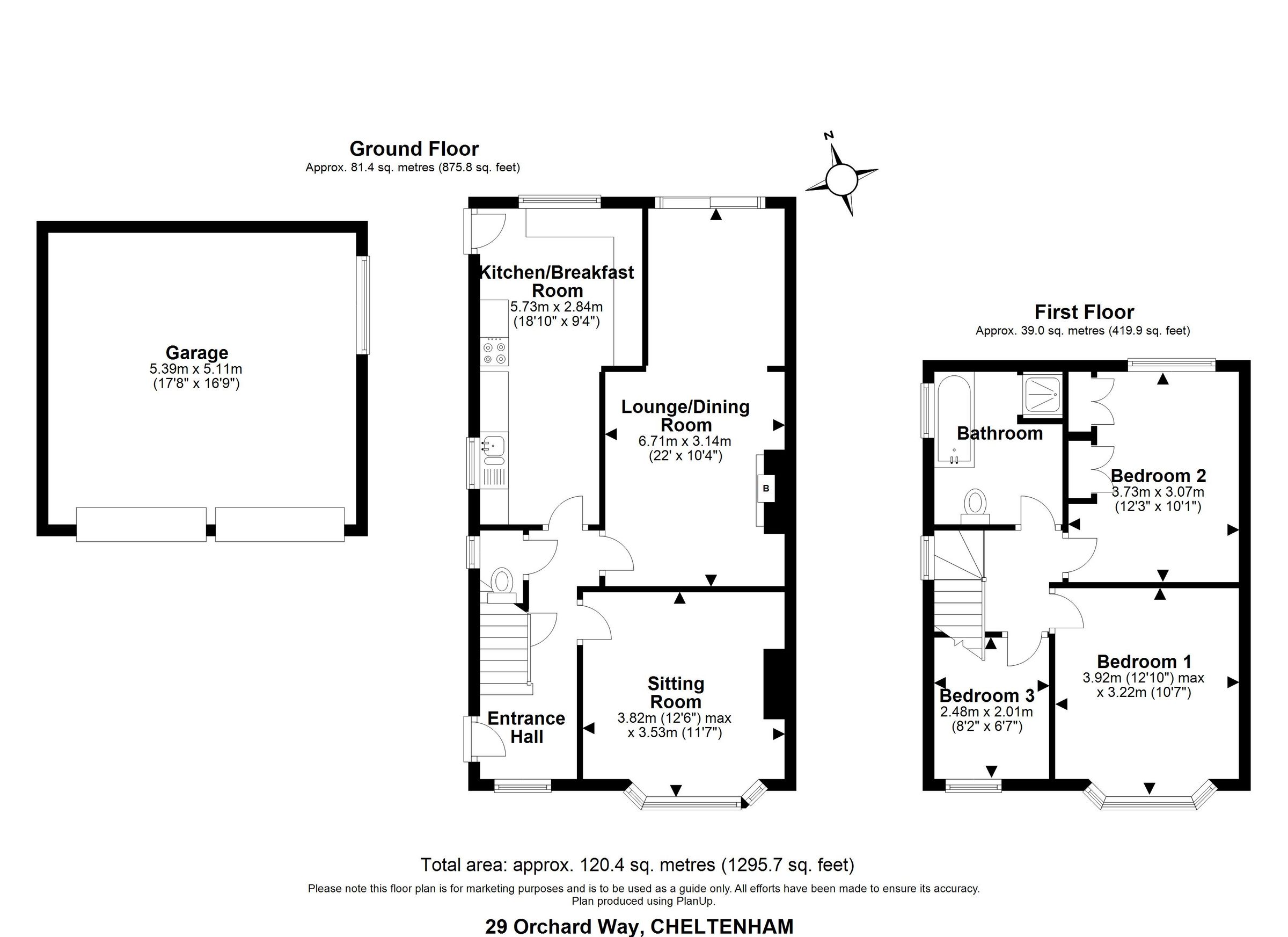 3 bed semidetached house for sale in Orchard Way, Cheltenham