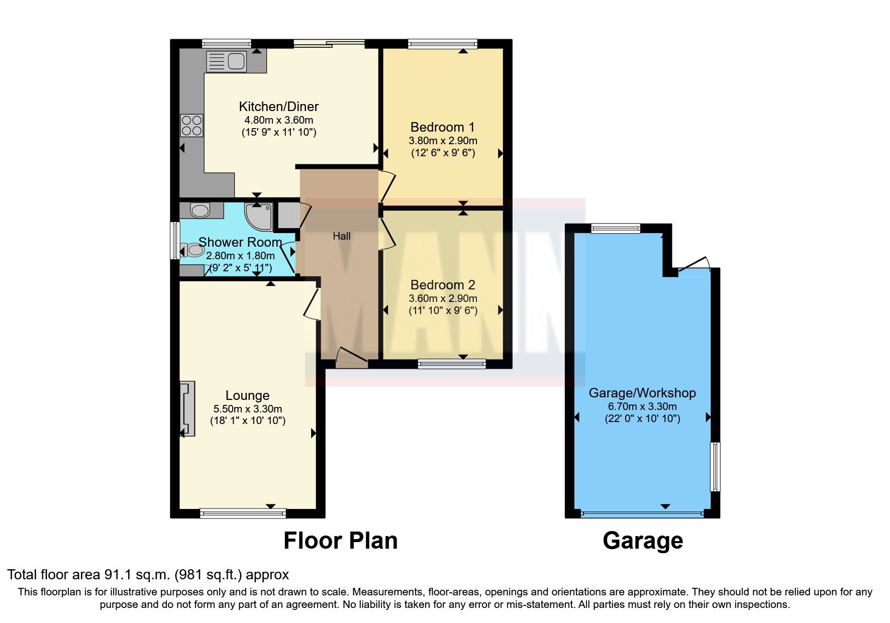 2 bed bungalow for sale in Waverley Avenue, Minster On Sea, Sheerness