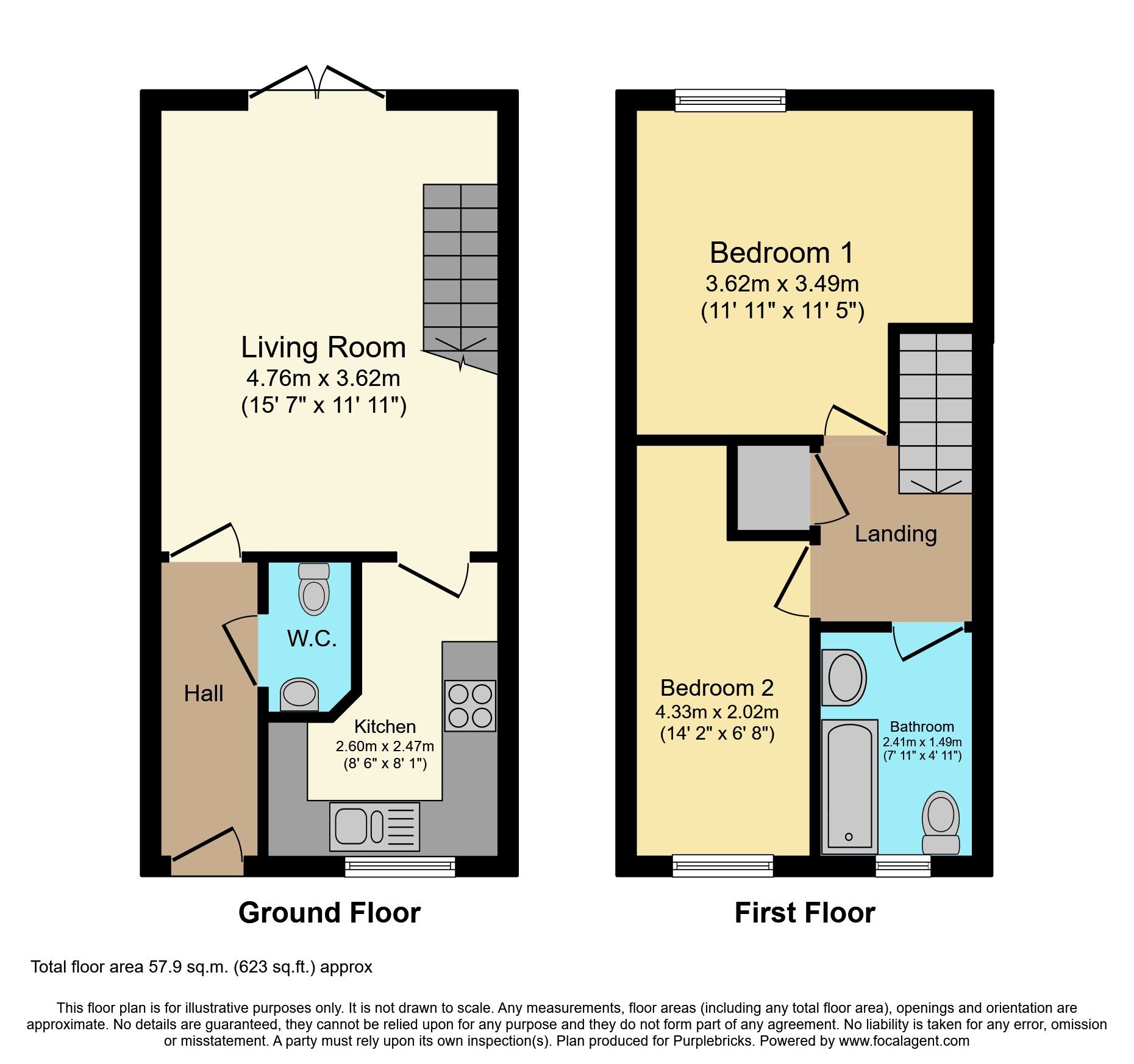 2 bed terraced house for sale in Newbold Hall Drive, Rochdale OL16 Zoopla