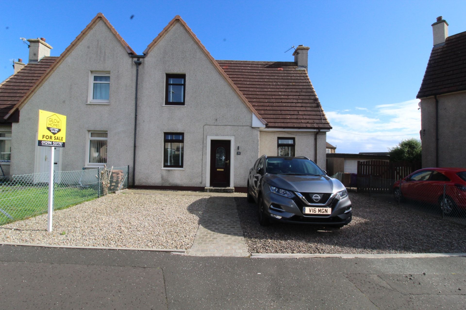 3 bed semidetached house for sale in Auchenharvie Road, Saltcoats KA21