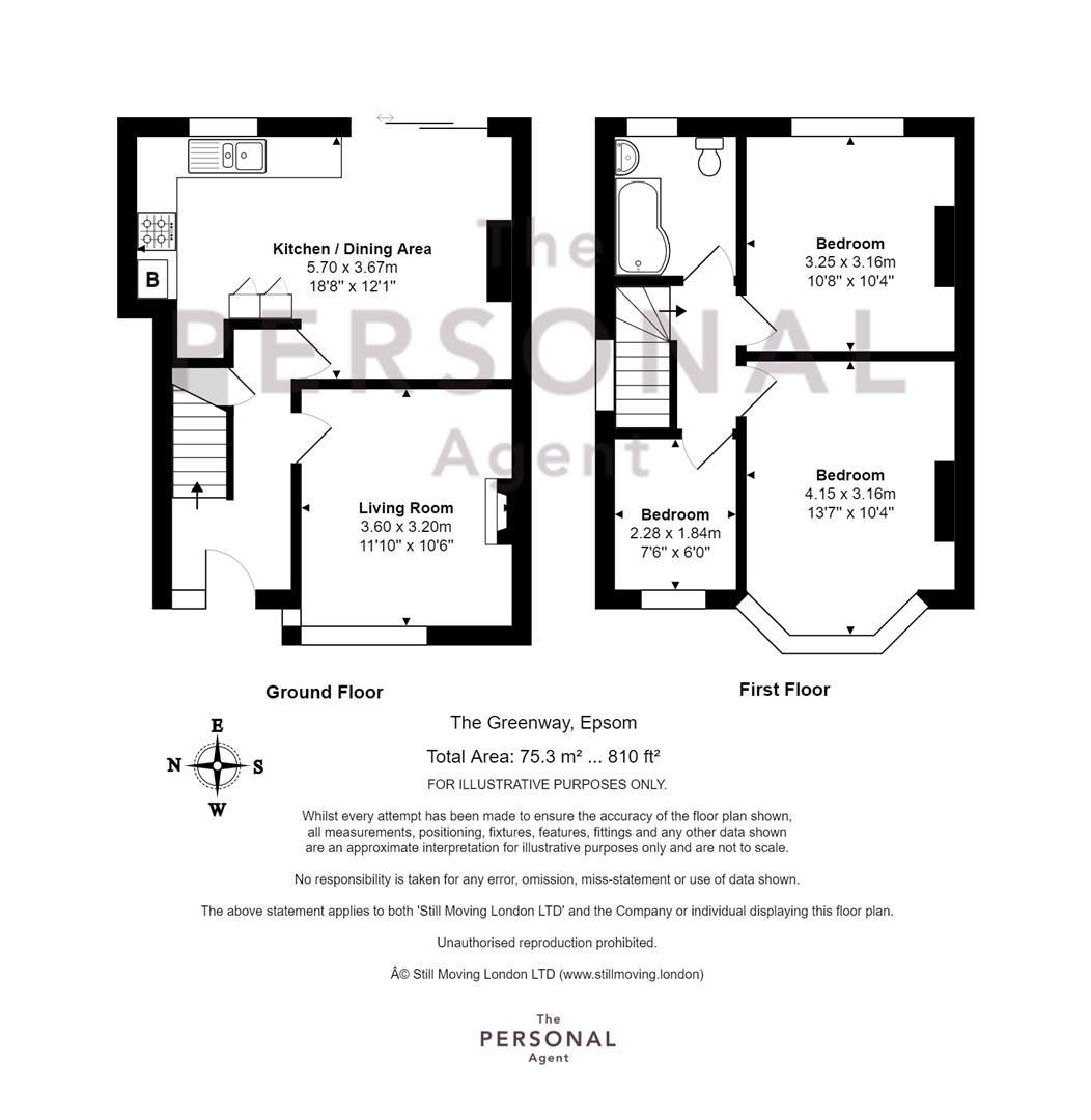 3 bed semidetached house for sale in The Greenway, Epsom KT18 Zoopla