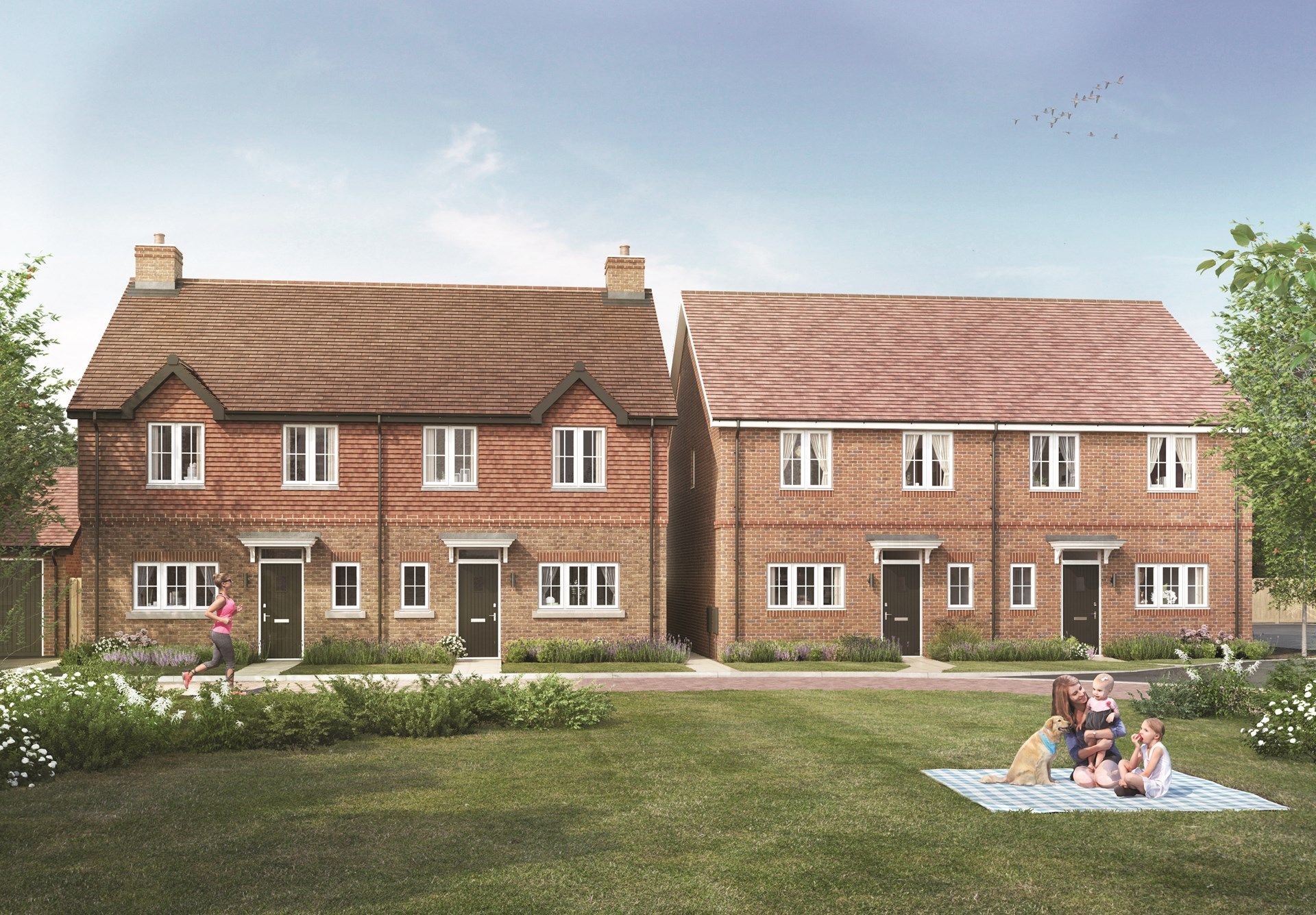 New home, 4 bed terraced house for sale in "Jayfield" at Hayley Road