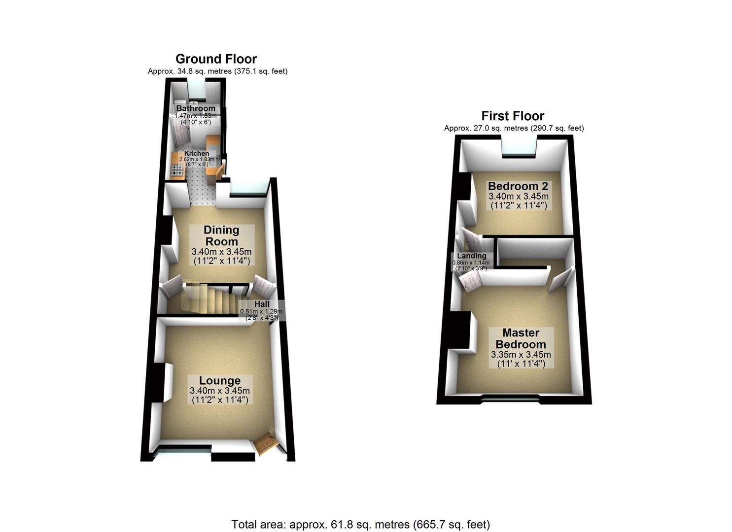2 bed terraced house for sale in Bedford Street, Peterborough PE1 Zoopla