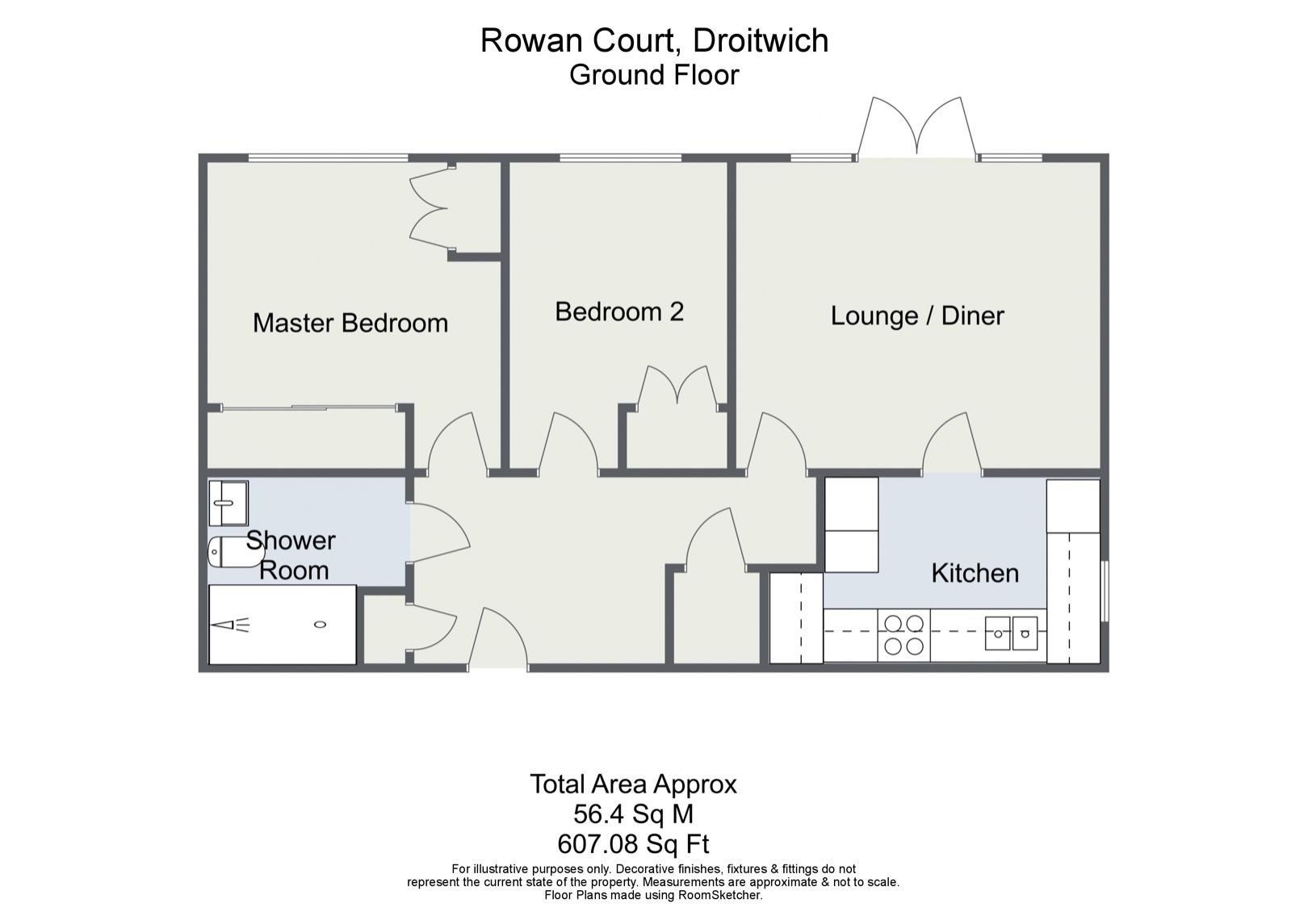 2 bed flat for sale in Worcester Road, Droitwich WR9 Zoopla