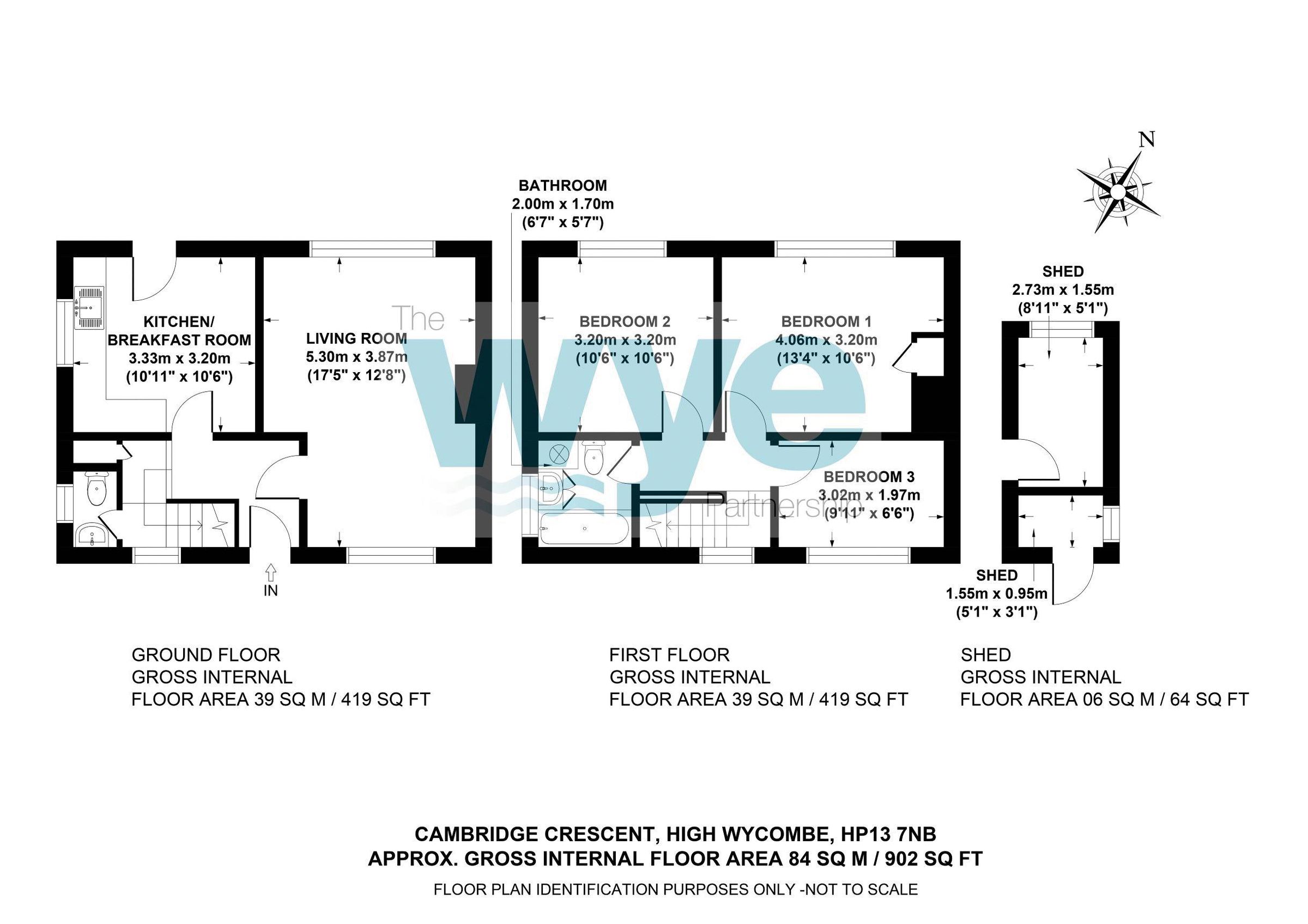 3 bed semidetached house for sale in Cambridge Crescent, High