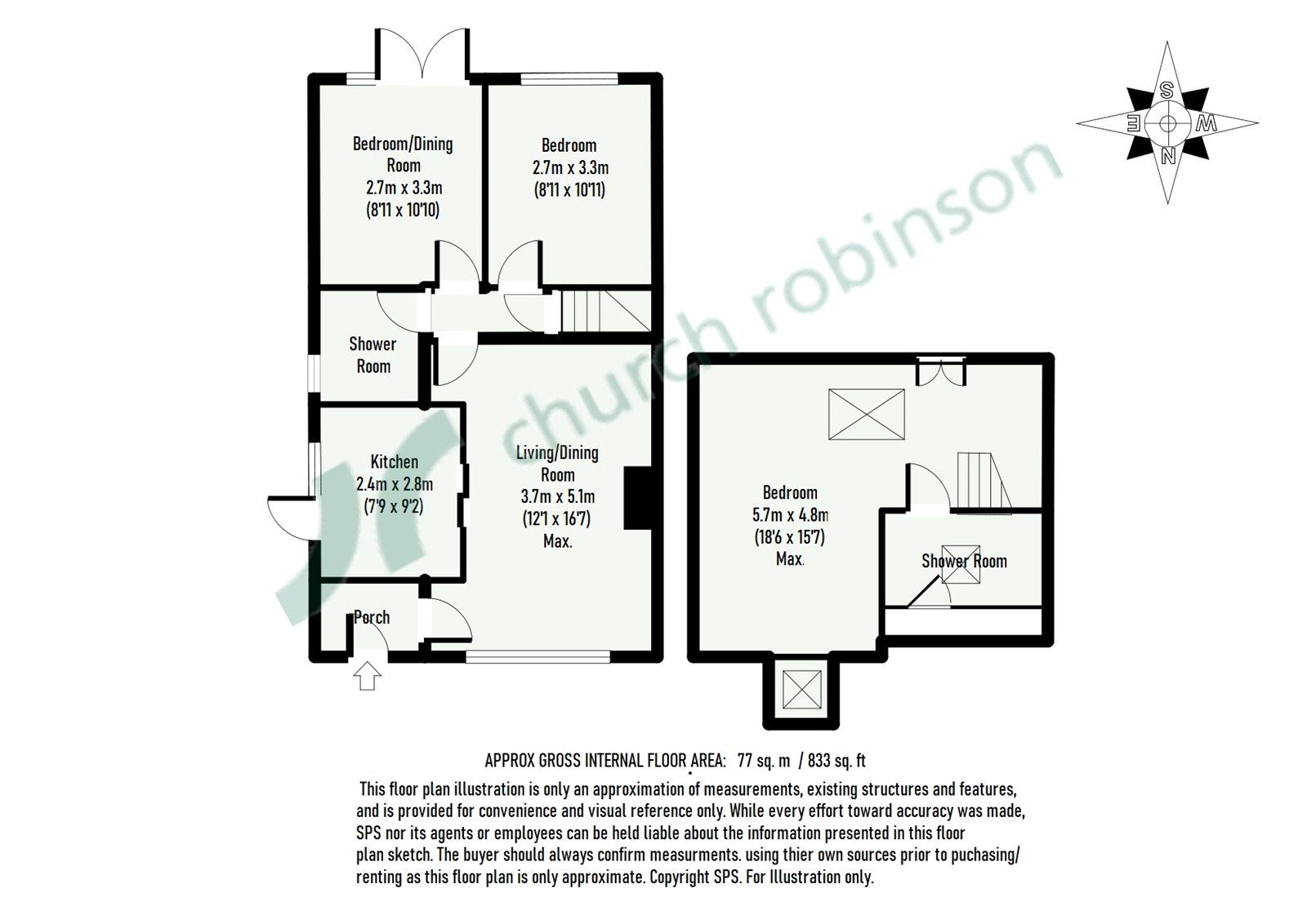 3 bed bungalow for sale in Churchill Road, Didcot, Oxfordshire OX11