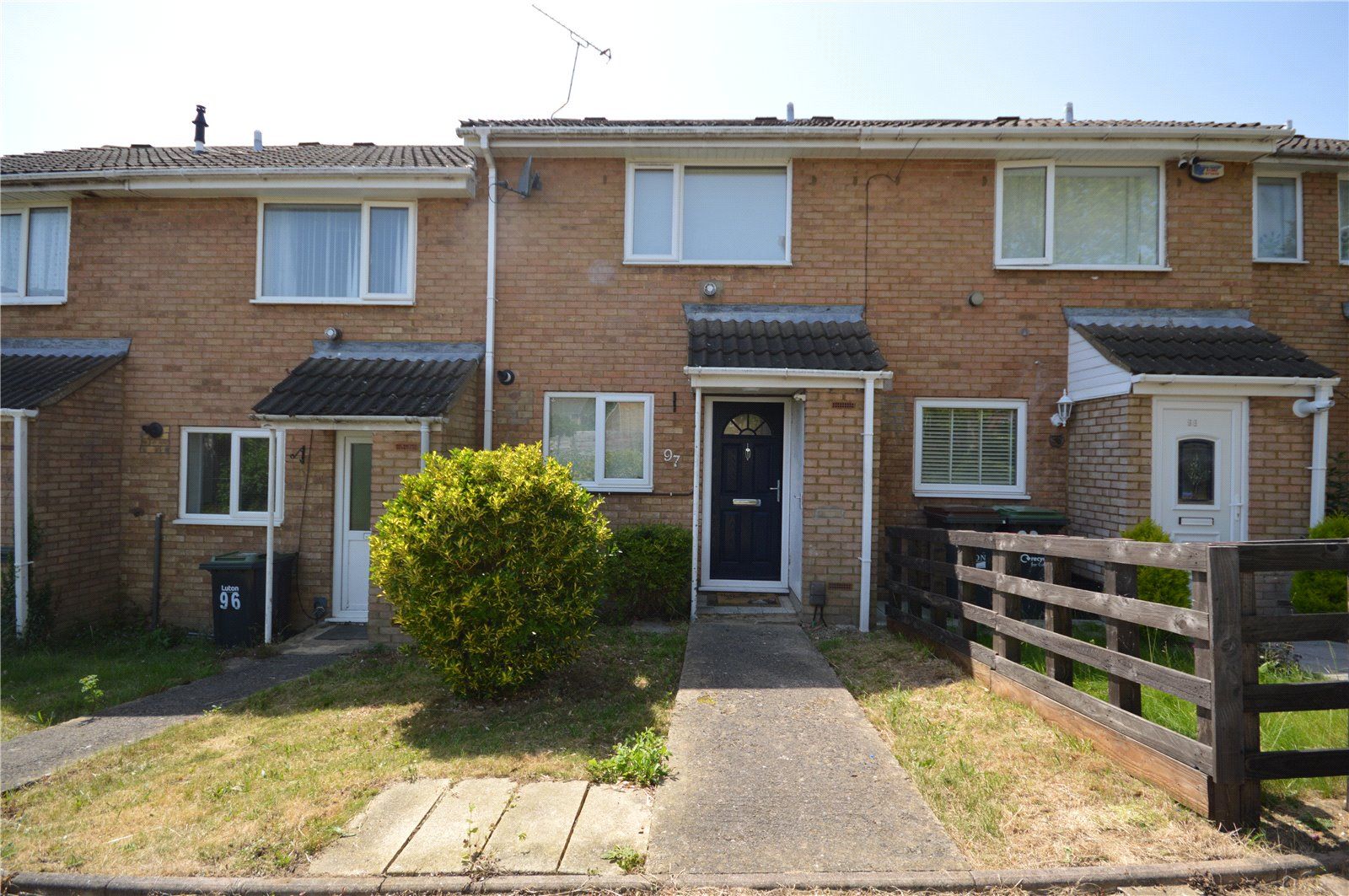 2 bed terraced house for sale in Brussels Way, Luton, Bedfordshire LU3