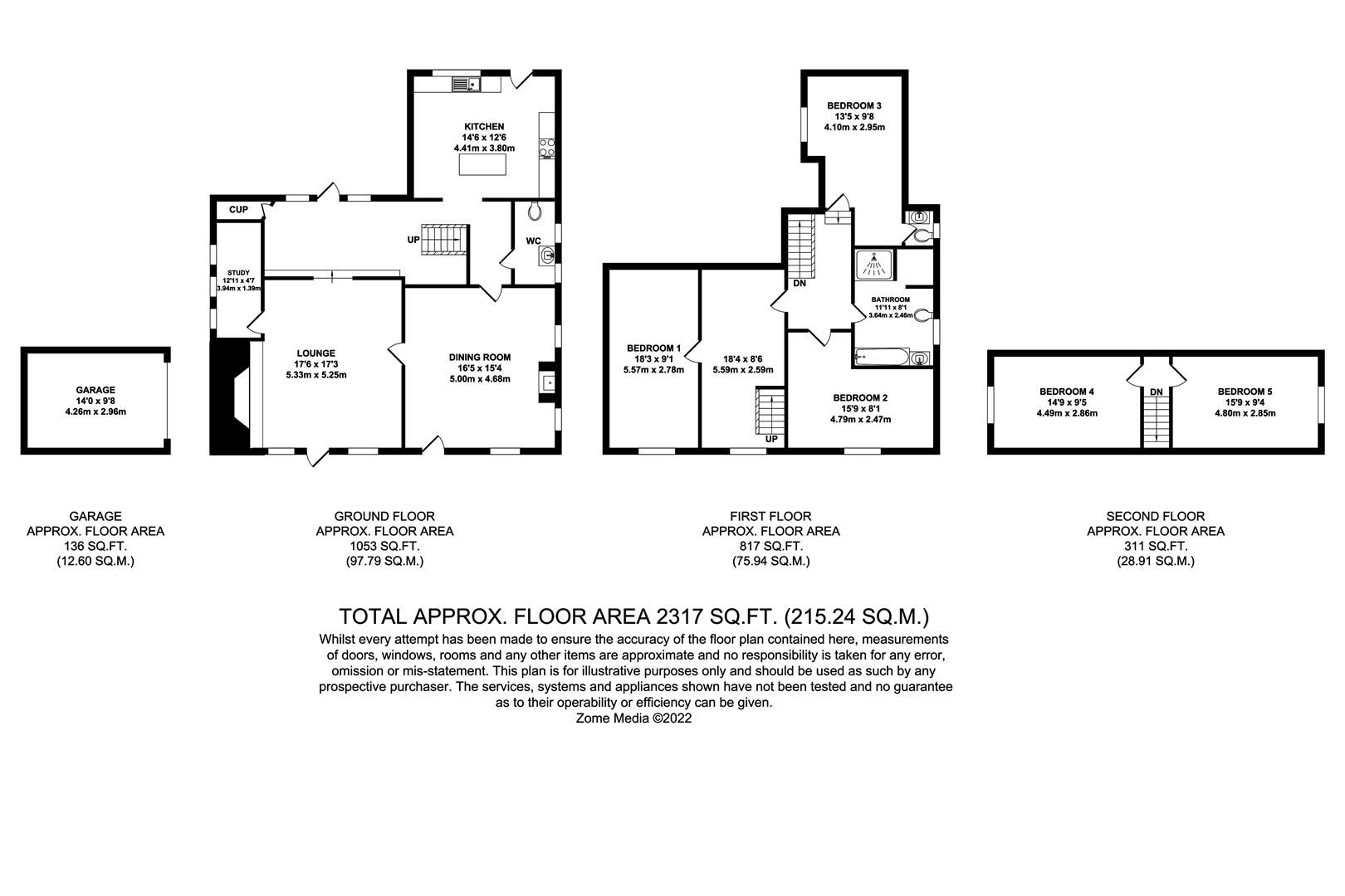 5 bed detached house for sale in Dean Street, East Farleigh, Maidstone