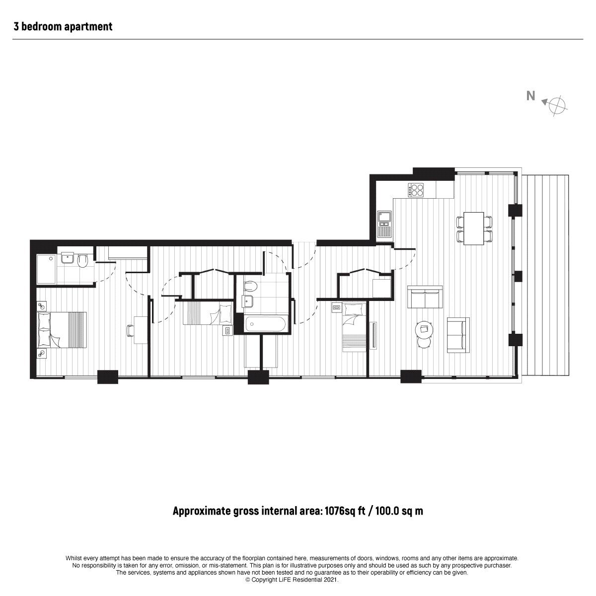 3 bed flat to rent in Papermill House, 363 South Street, Romford RM1 Zoopla
