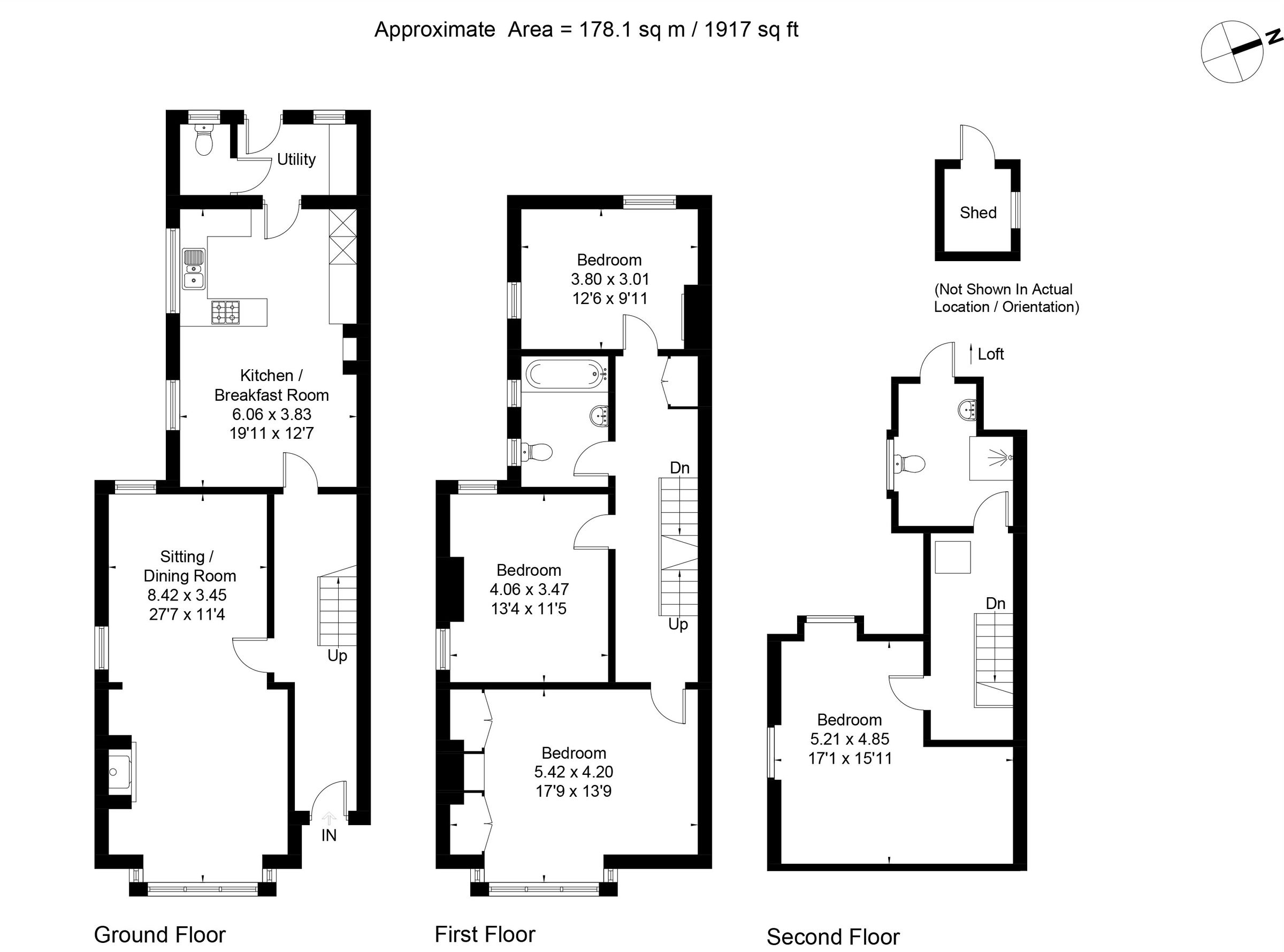 4 bed semidetached house for sale in 1 Clifton Villas, South View Road