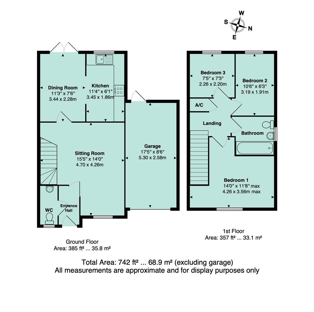 3 bed semidetached house for sale in Butterfields, Wellingborough NN8