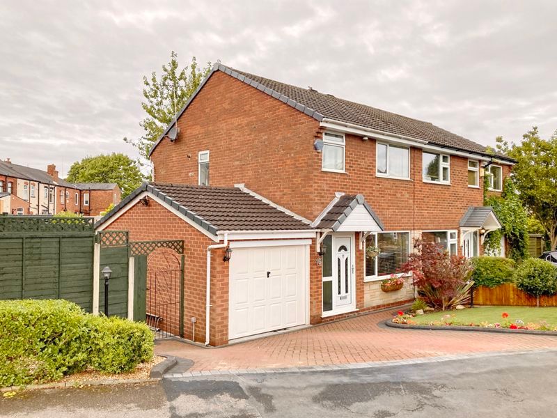2 bed semidetached house for sale in Millfield Drive, Worsley