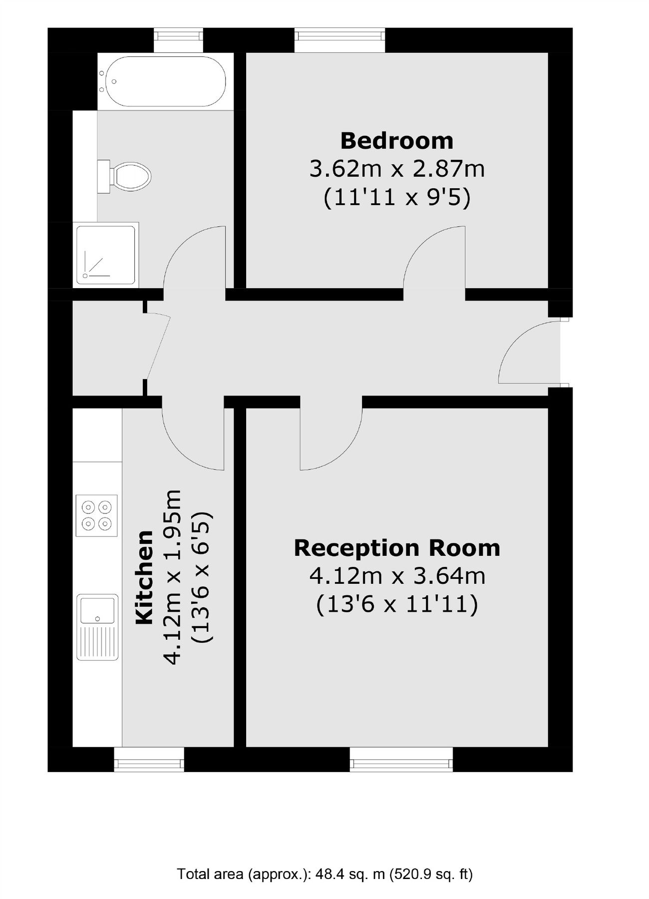 1 bed flat for sale in Bagshot Street, London SE17 Zoopla