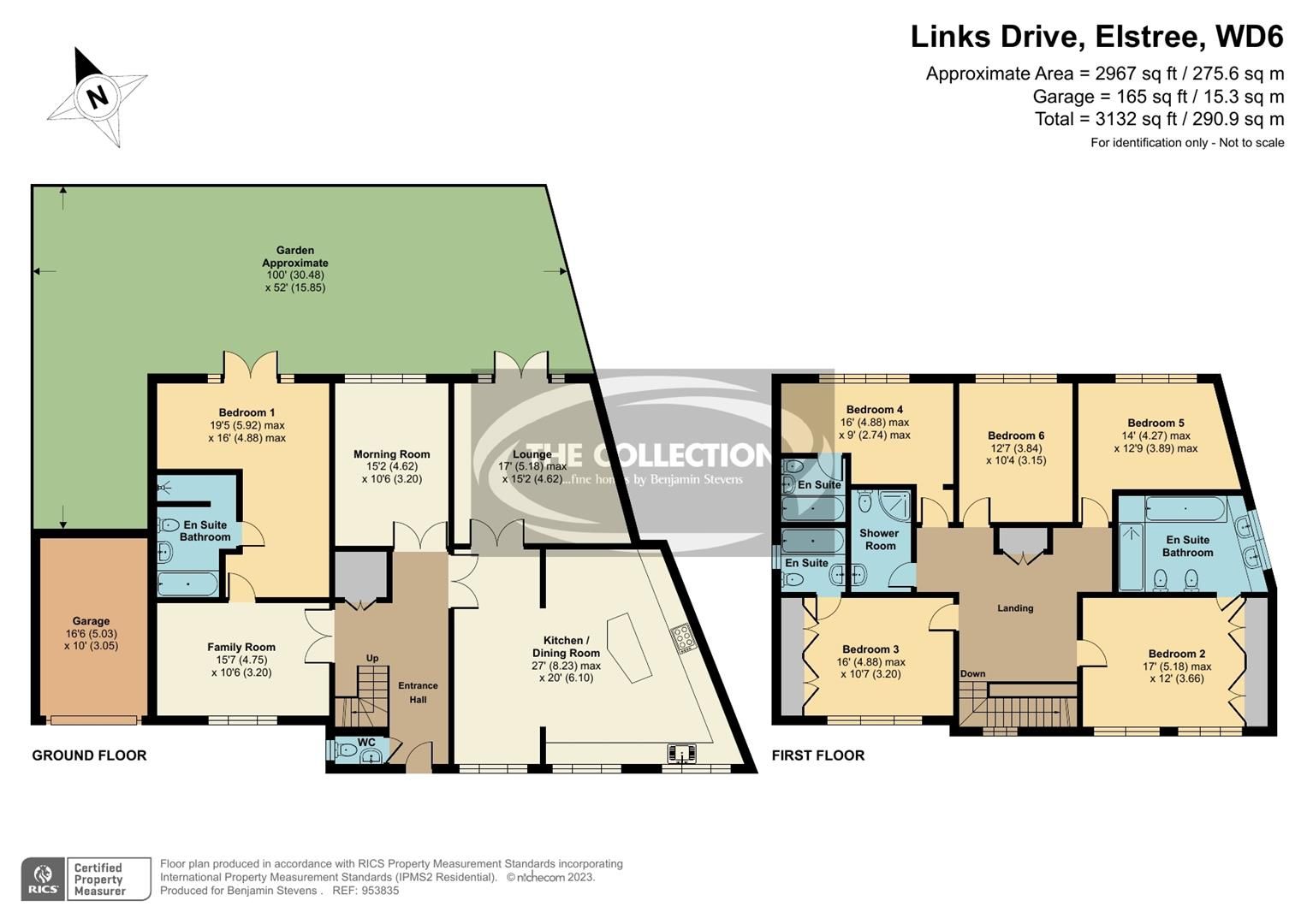 6 bed detached house for sale in Links Drive, Elstree, Borehamwood WD6