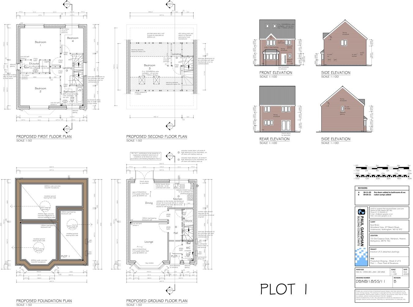 New home, 4 bed detached house for sale in Old Coppice Side, Heanor