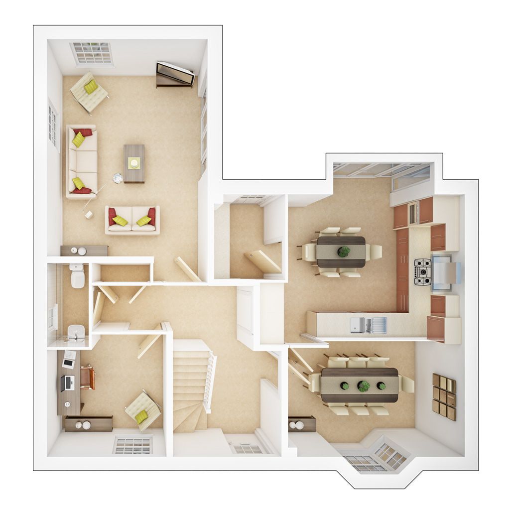 New home, 4 bed detached house for sale in "Layton" at Marden Road