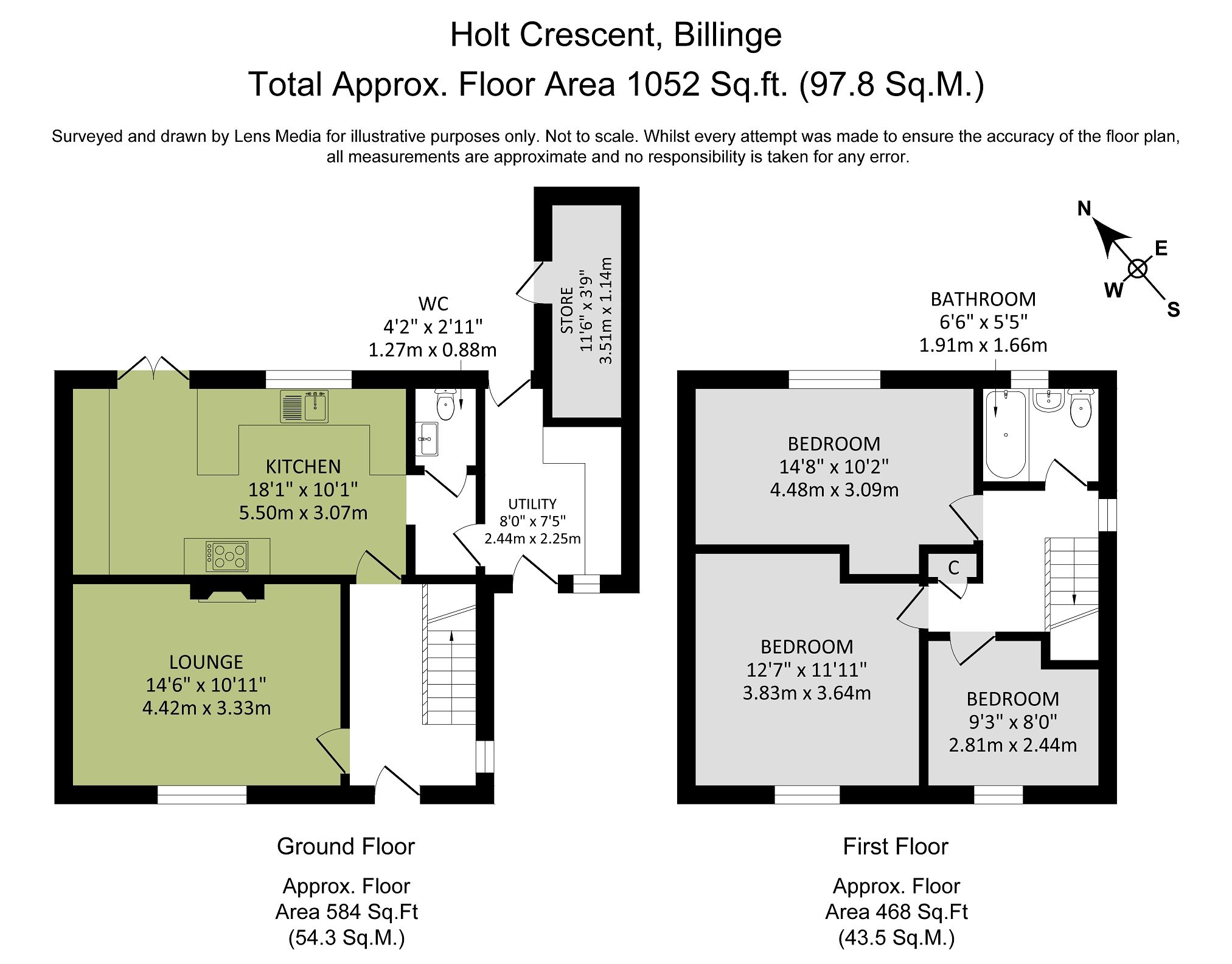 3 bed semidetached house for sale in Holt Crescent, Billinge, Wigan