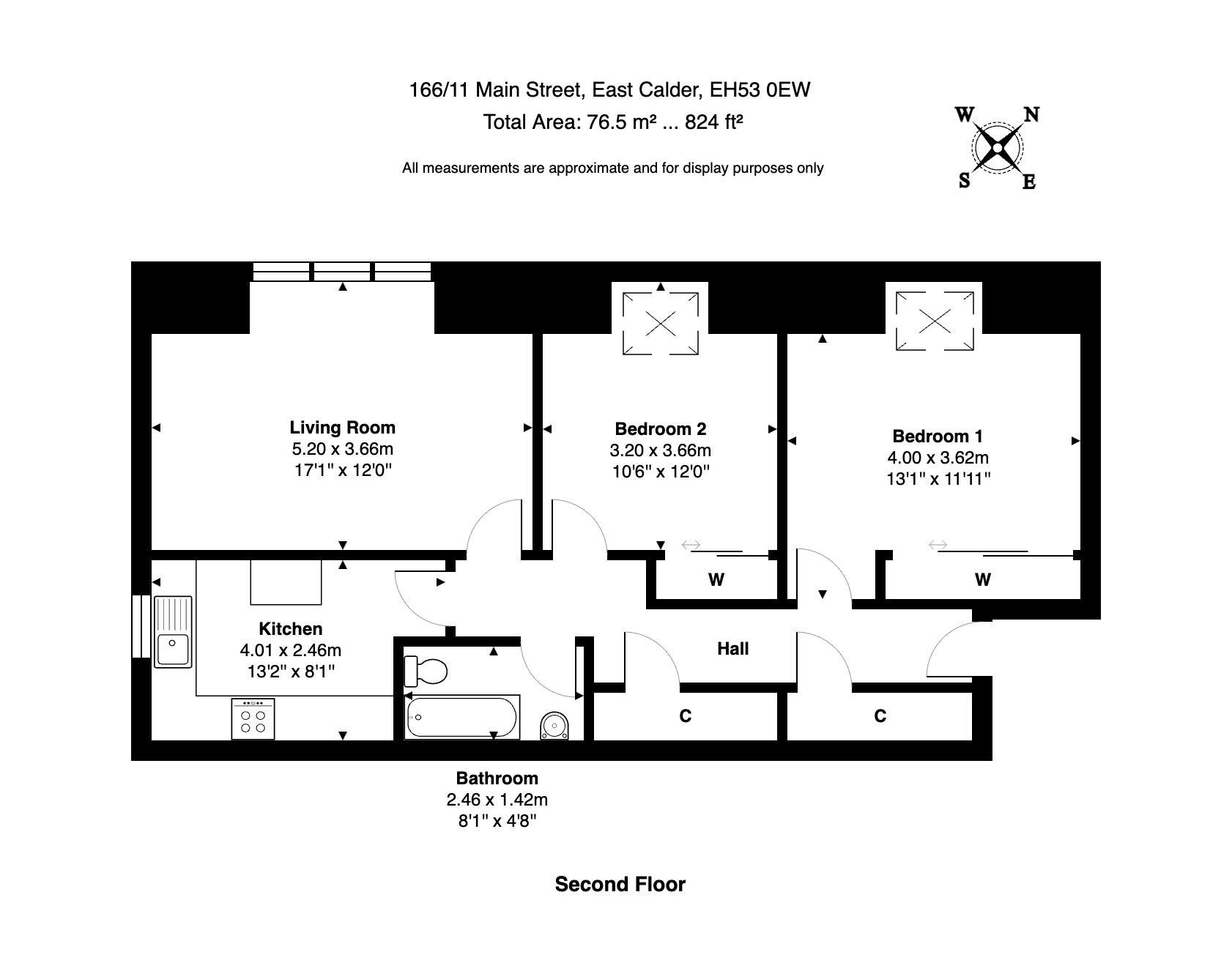 2 bed flat for sale in East Calder, Livingston EH53 Zoopla