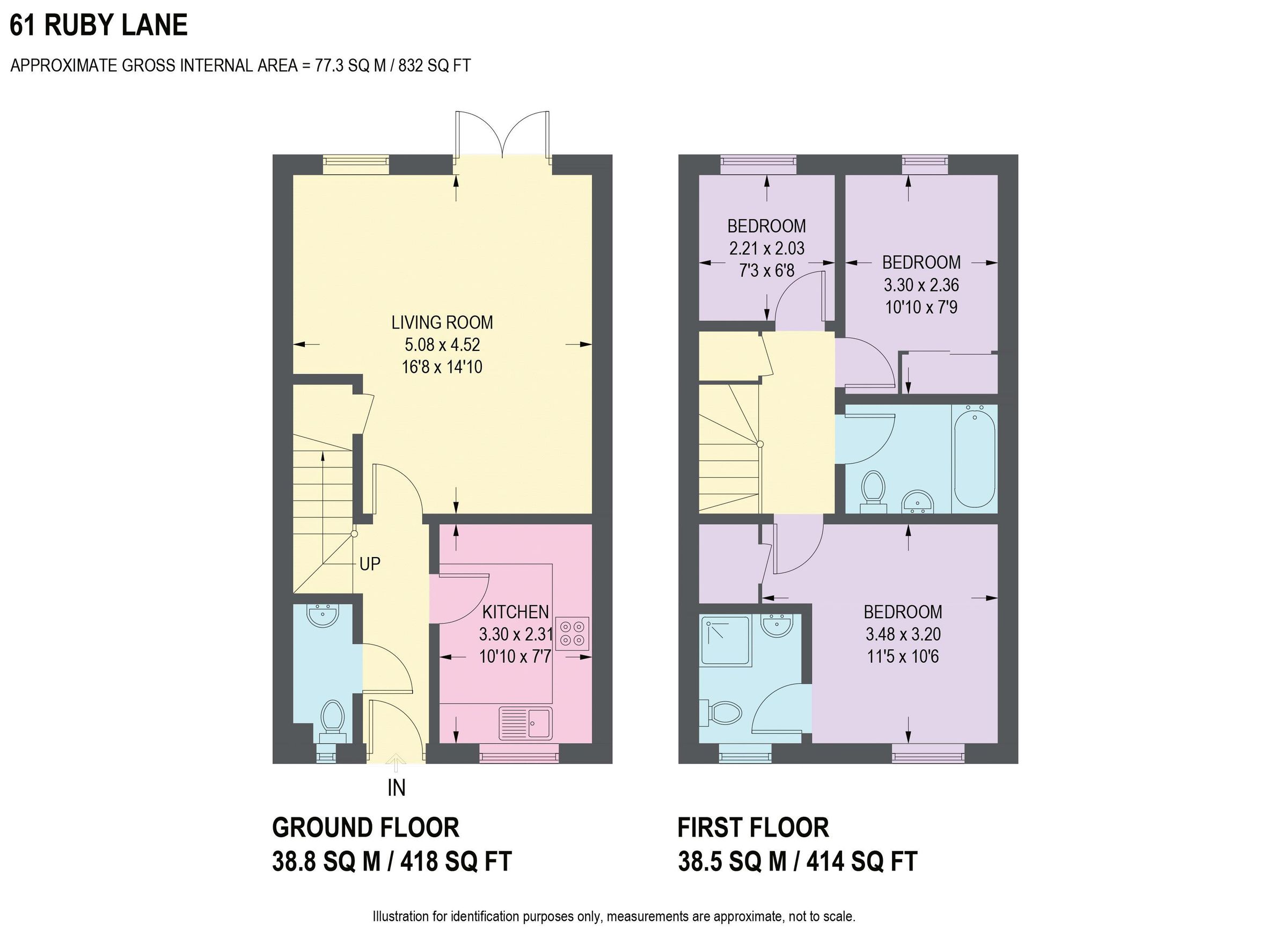 3 bed semidetached house for sale in Ruby Lane, Mosborough, Sheffield