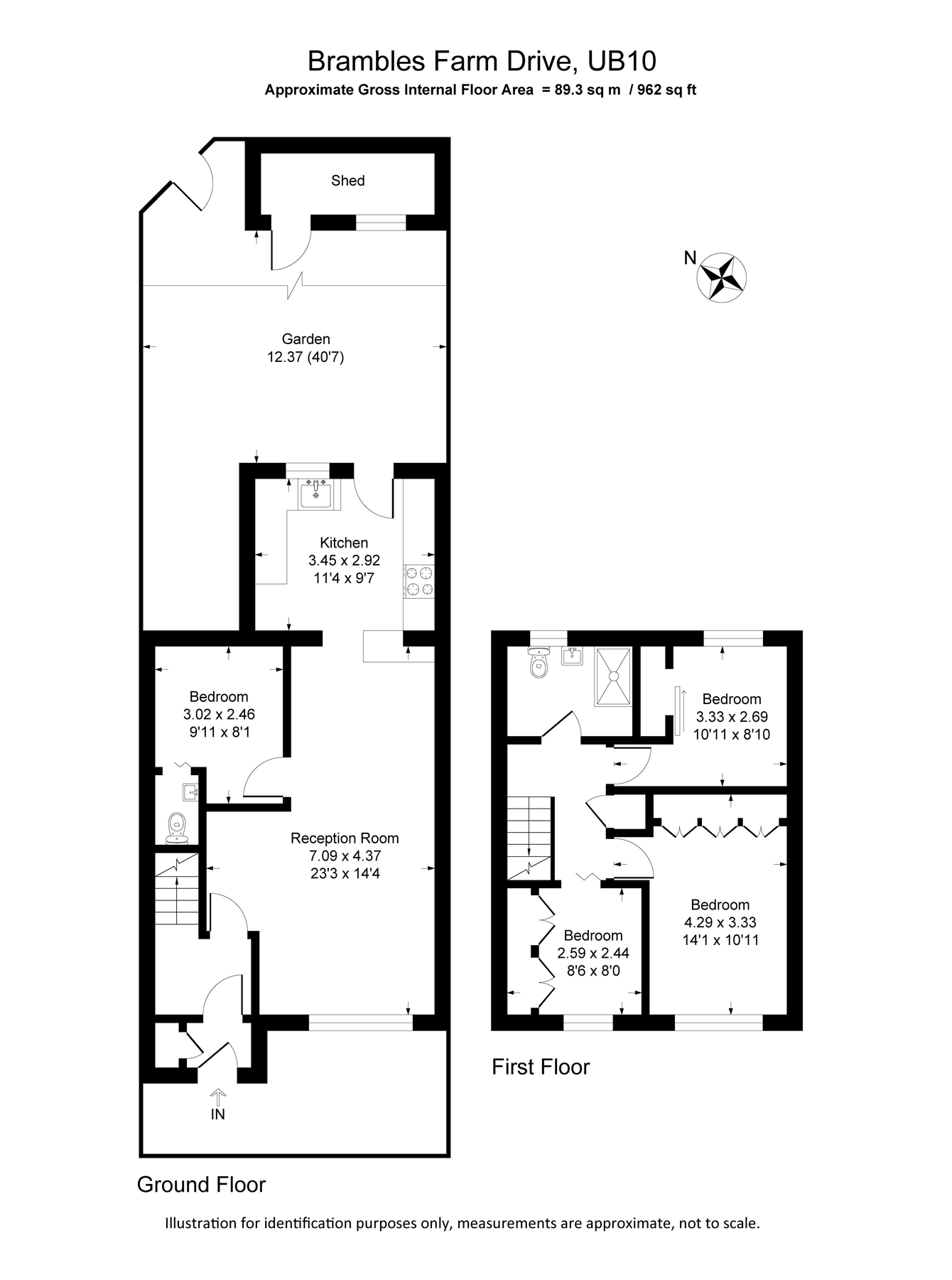 3 bed terraced house for sale in Brambles Farm Drive, Hillingdon