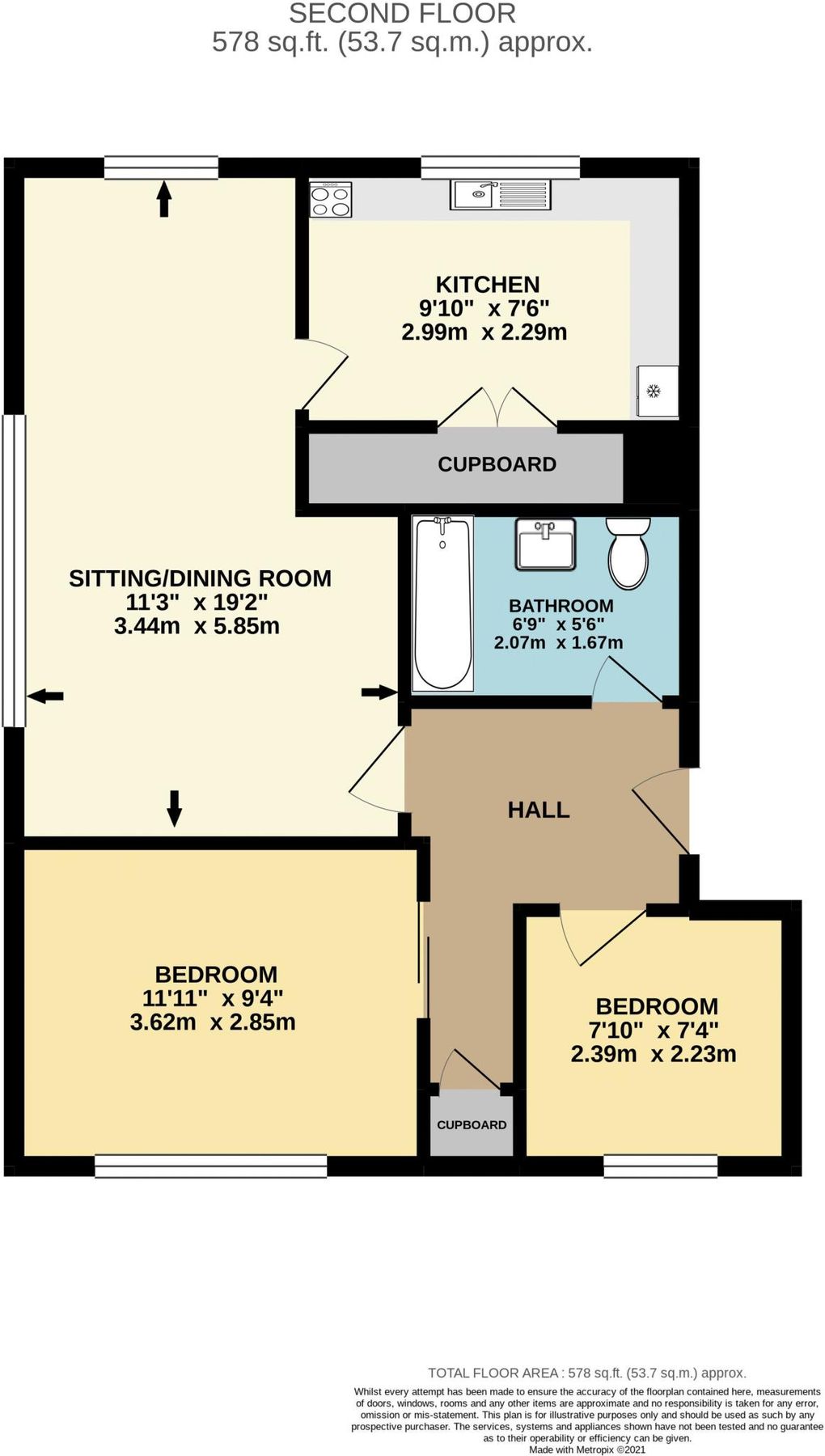 2 bed flat for sale in Park Hill Road, Wallington SM6 Zoopla