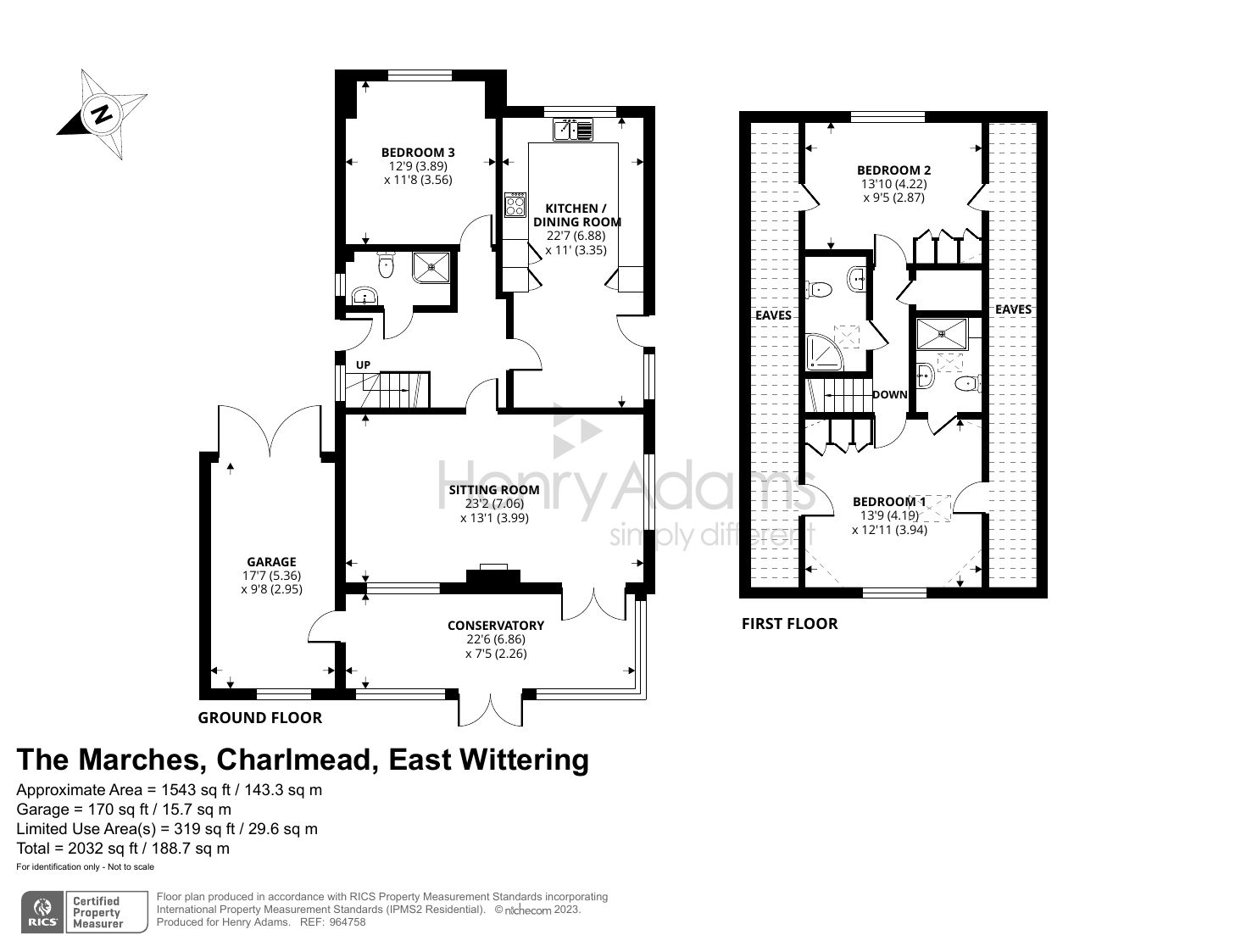 3 bed detached house for sale in The Marches, Charlmead, East Wittering
