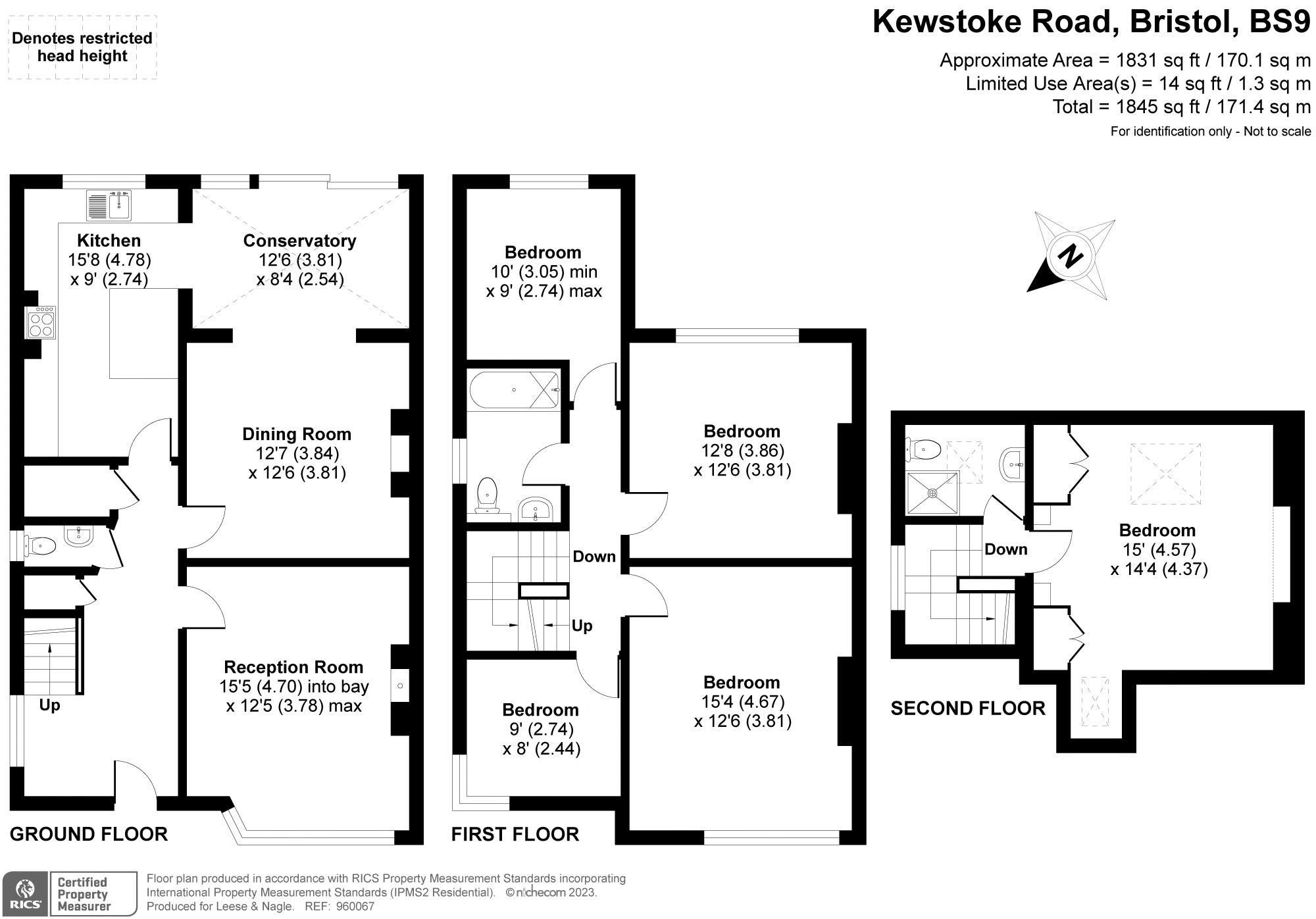 5 bed semidetached house for sale in Kewstoke Road, Stoke