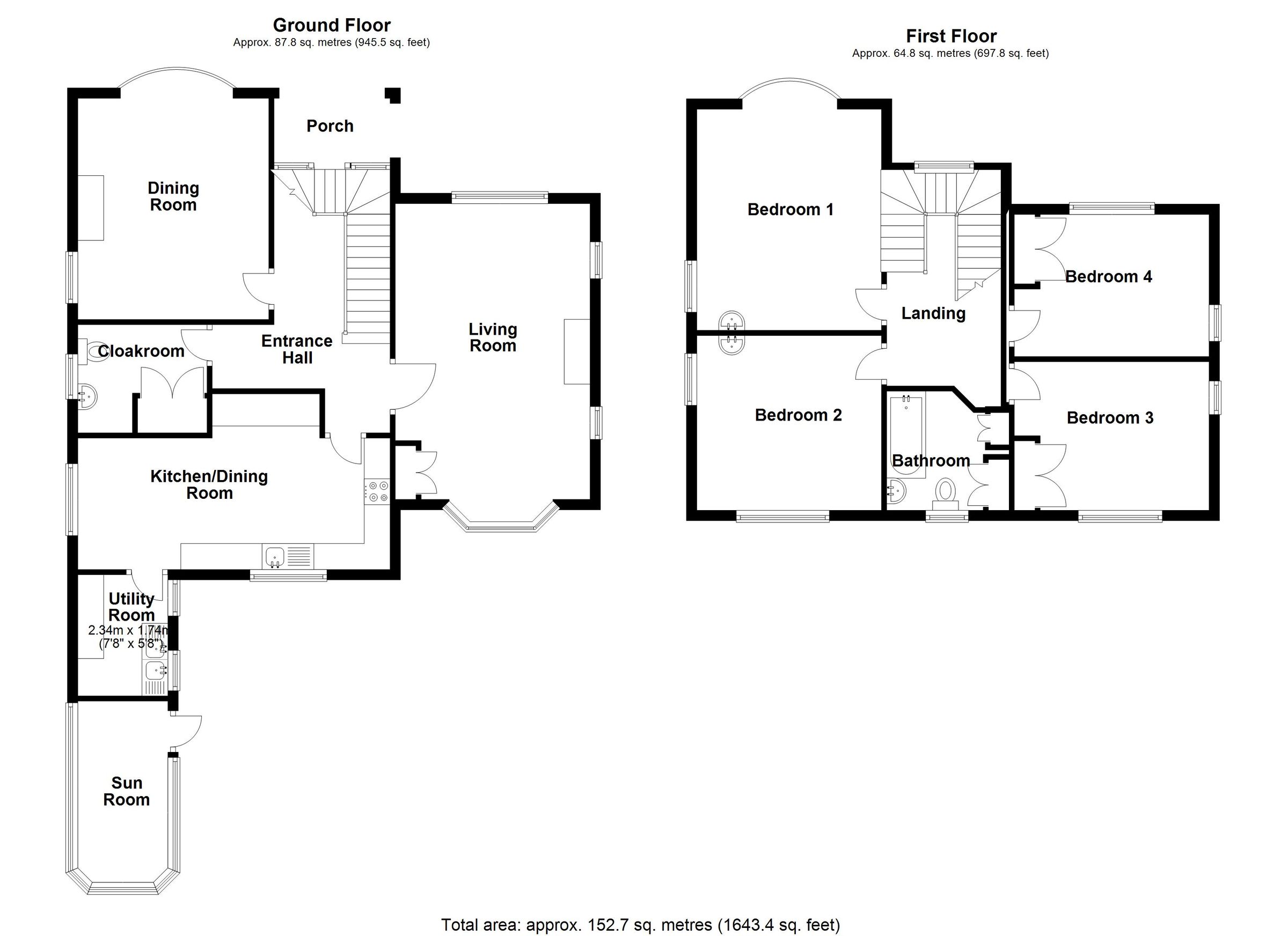 4 bed detached house for sale in Main Road, Anwick, Sleaford