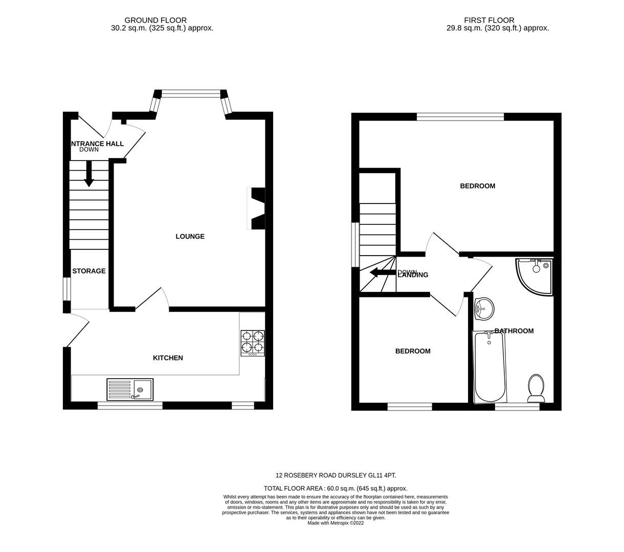 2 bed end terrace house for sale in Rosebery Road, Woodmancote, Dursley