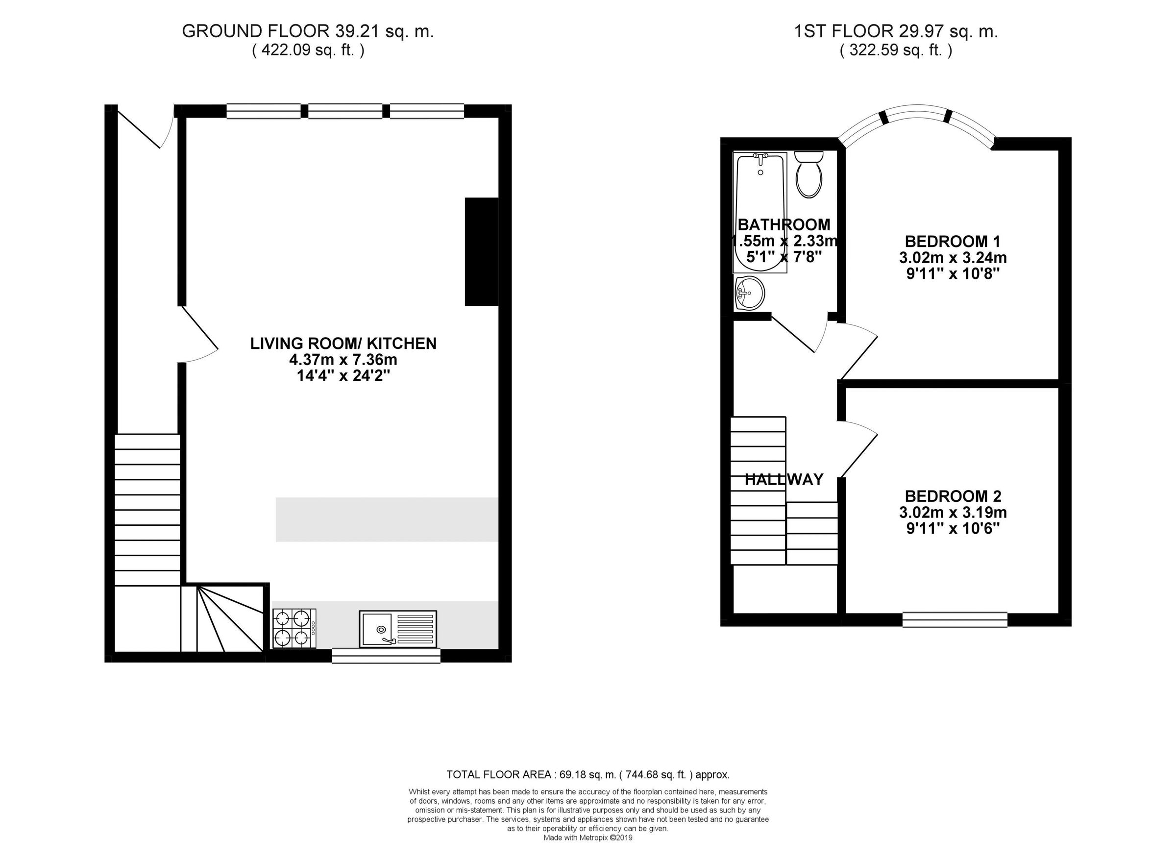 3 bed terraced house for sale in Clarendon Road, Hove BN3 Zoopla