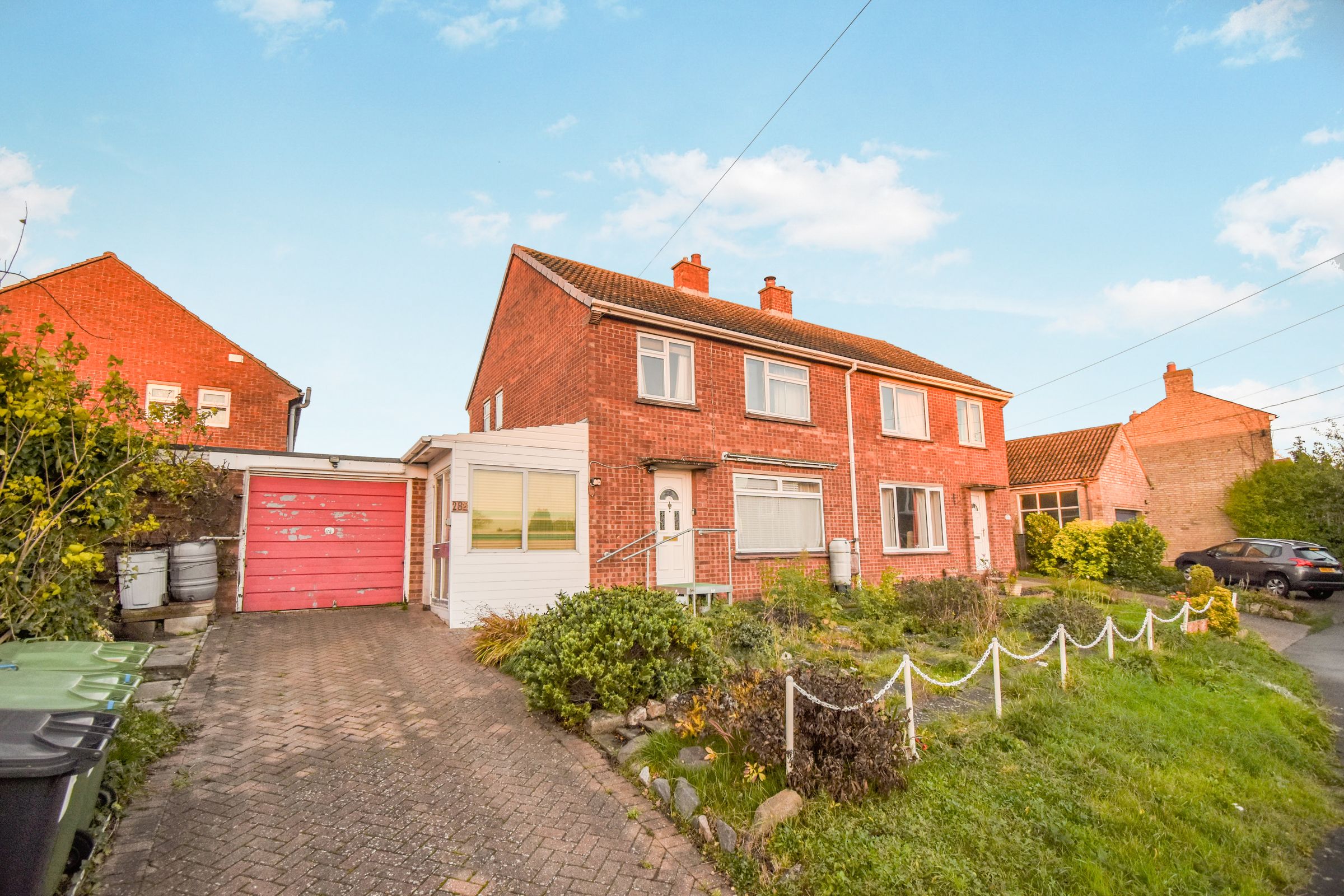 3 bed semidetached house for sale in Church Road, Great Stukeley