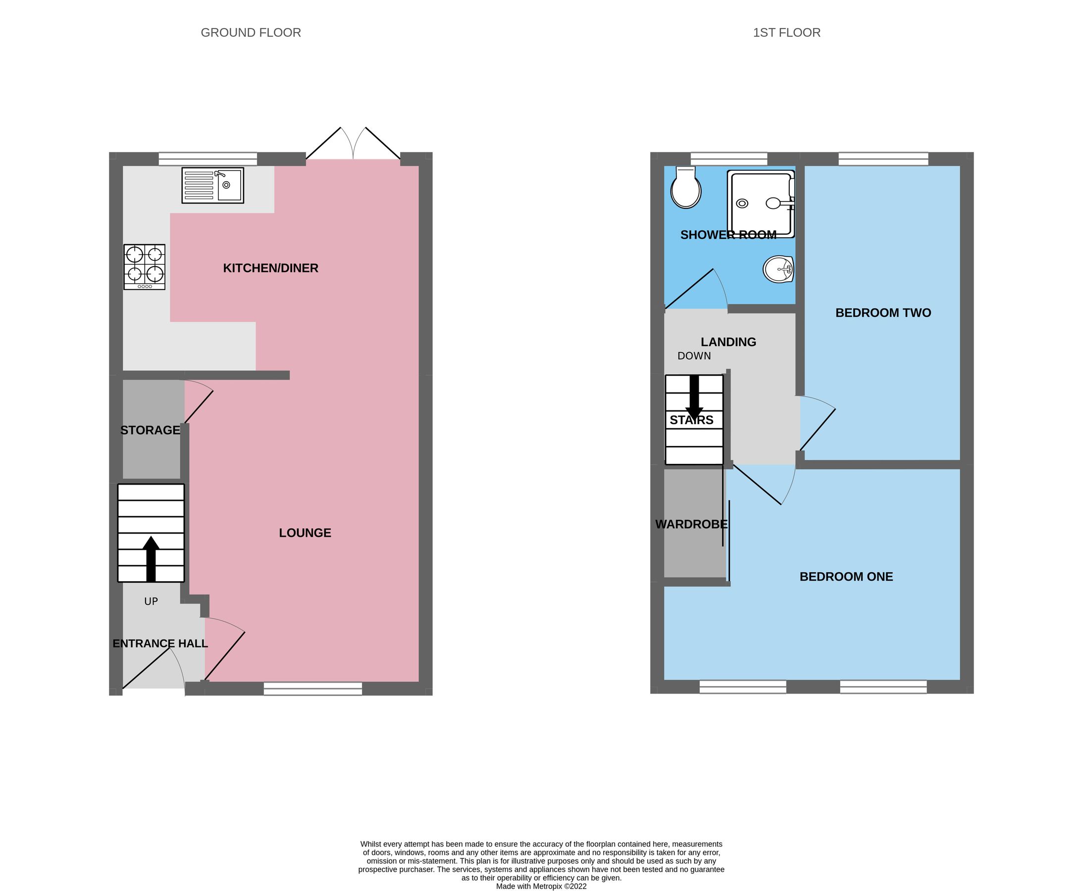 2 bed terraced house for sale in Clares Lane Close, The Rock, Telford