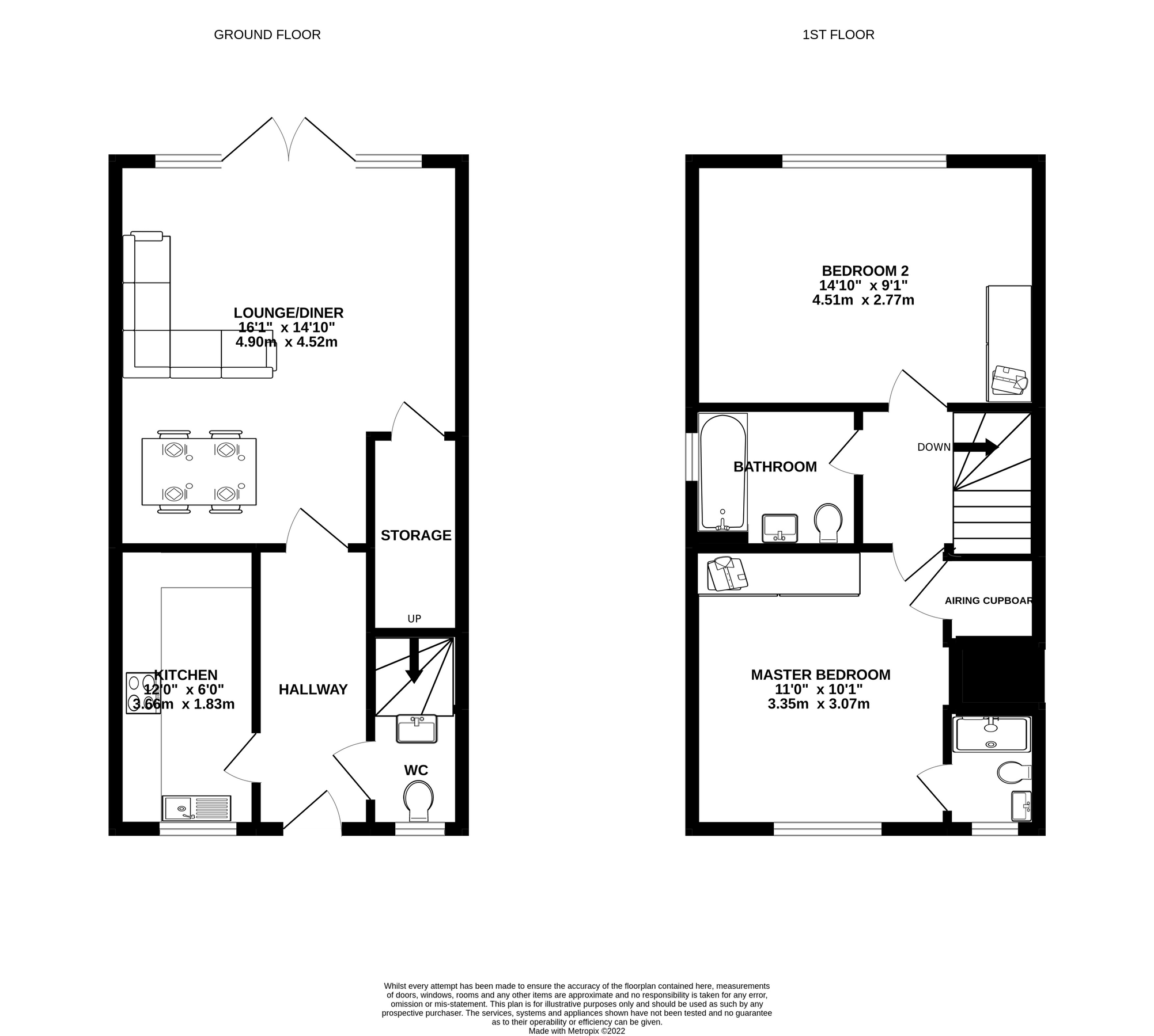 2 bed semidetached house to rent in Oaks Lane, Bookham, Leatherhead