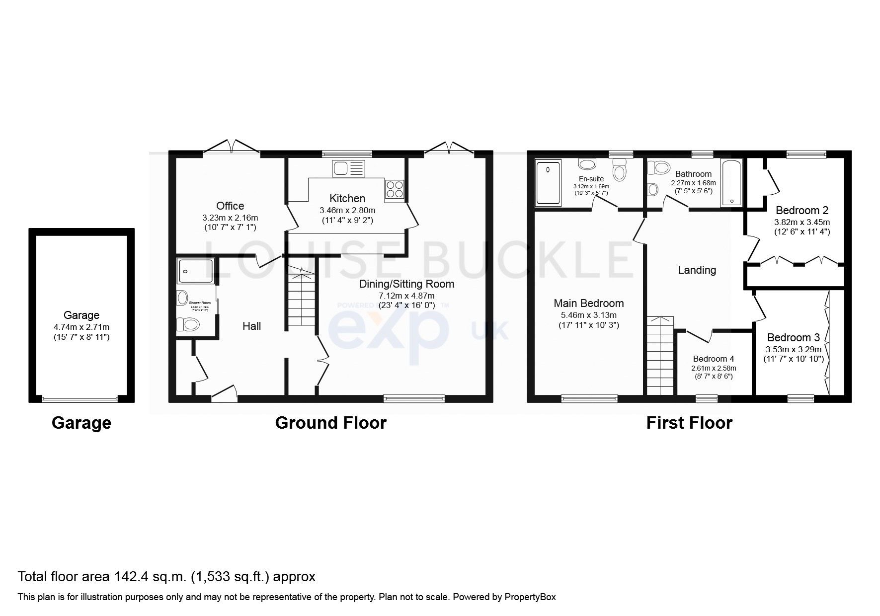 4 bed semidetached house for sale in The Paddocks, Burwell, Cambs CB25