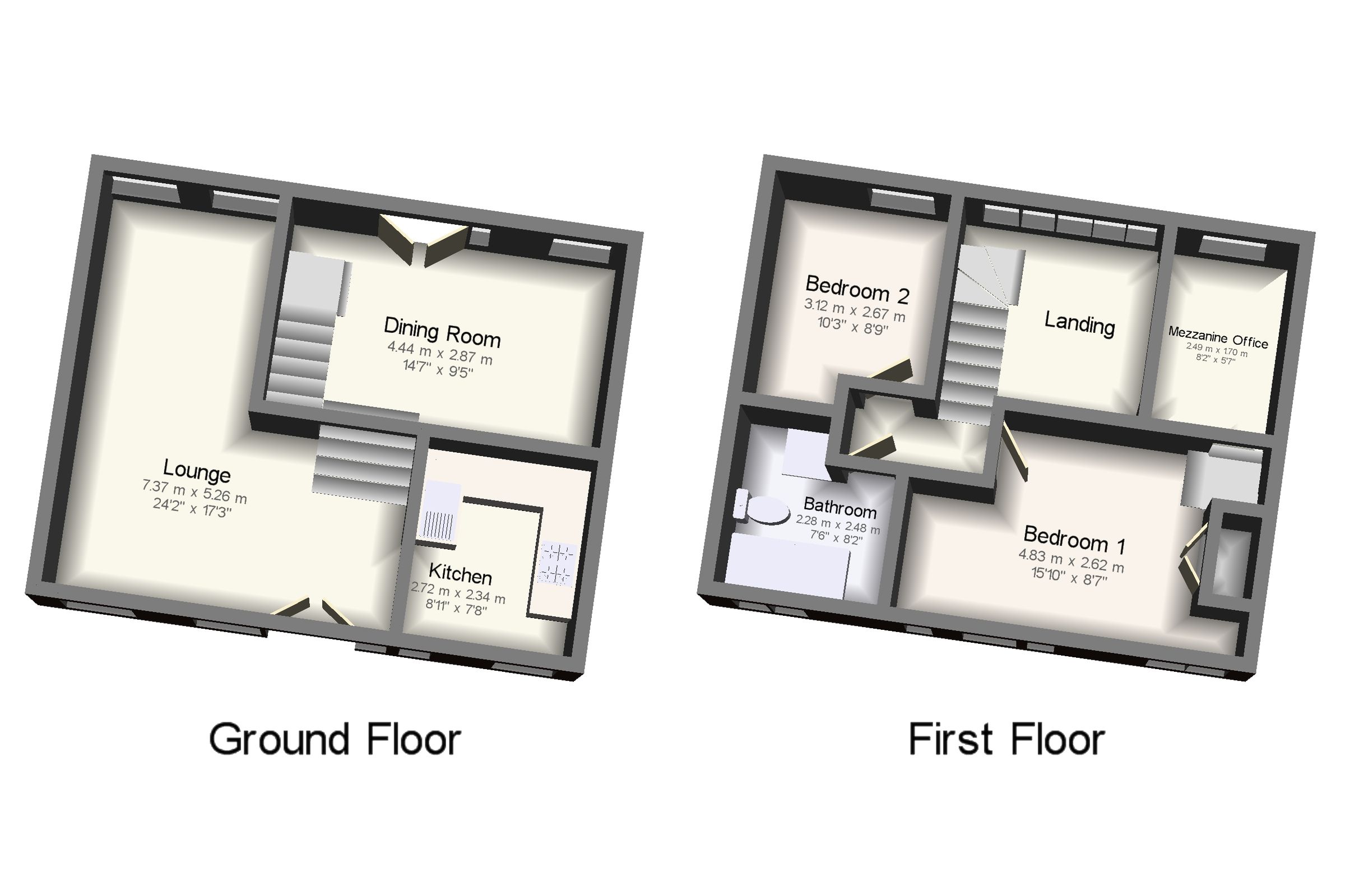 2 bed terraced house for sale in Upper Field House Lane, Triangle