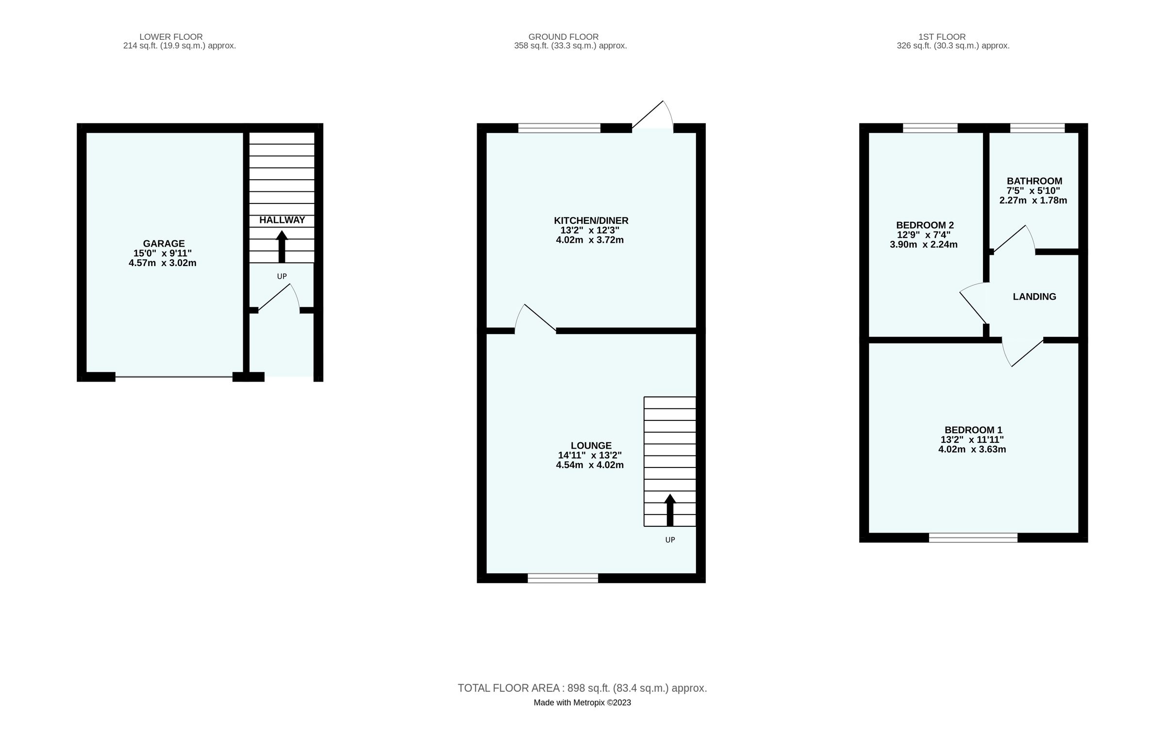 2 bed terraced house for sale in Glebeland Way, Shiphay, Torquay, Devon