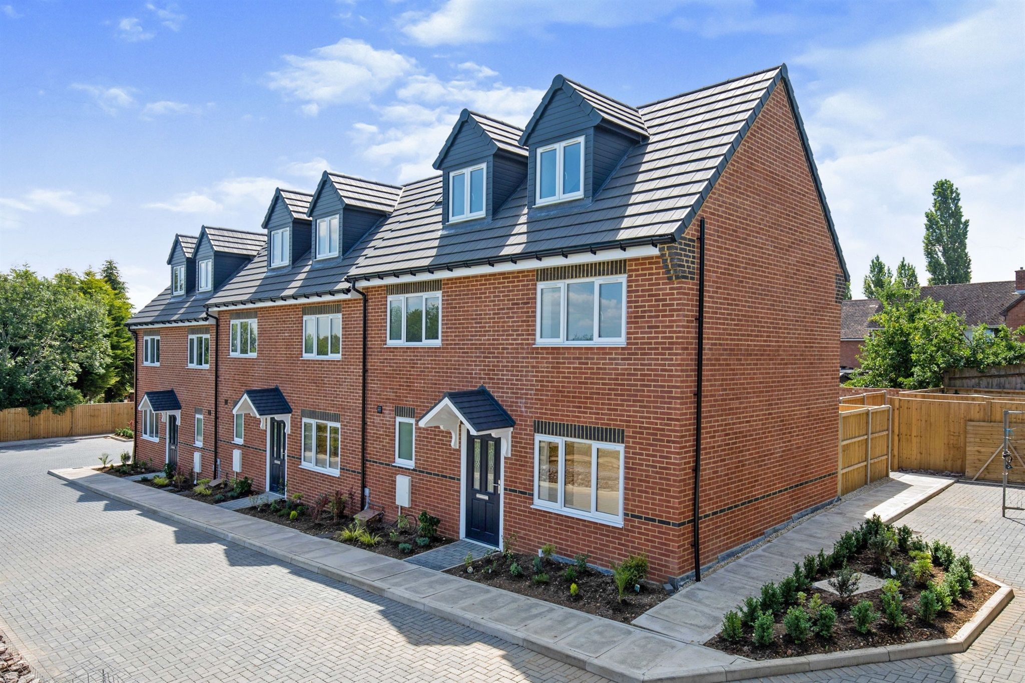 New home, 3 bed terraced house for sale in Elm Row, Stockton, Southam